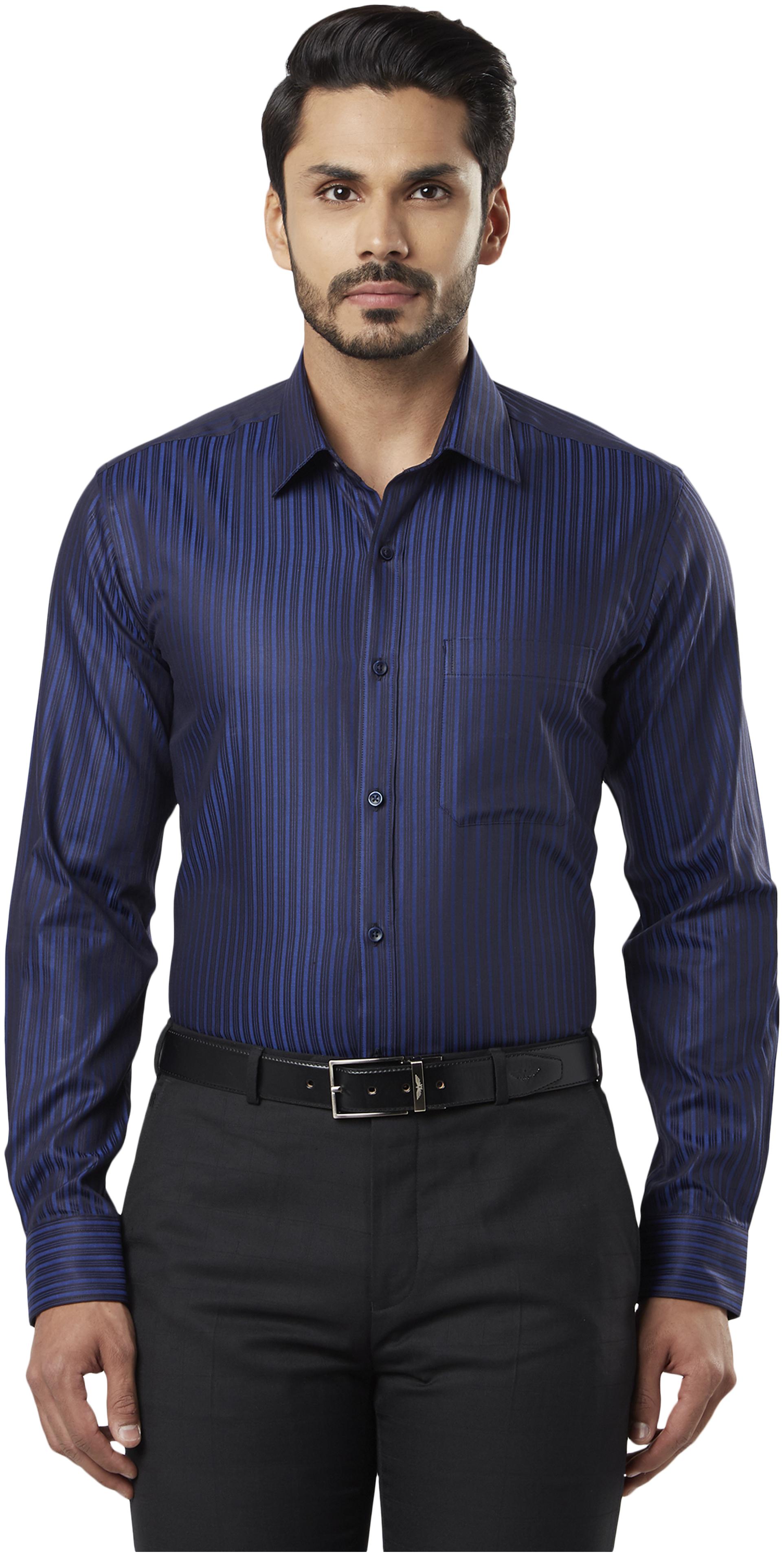 

Raymond Men Regular fit Formal Shirt - Blue