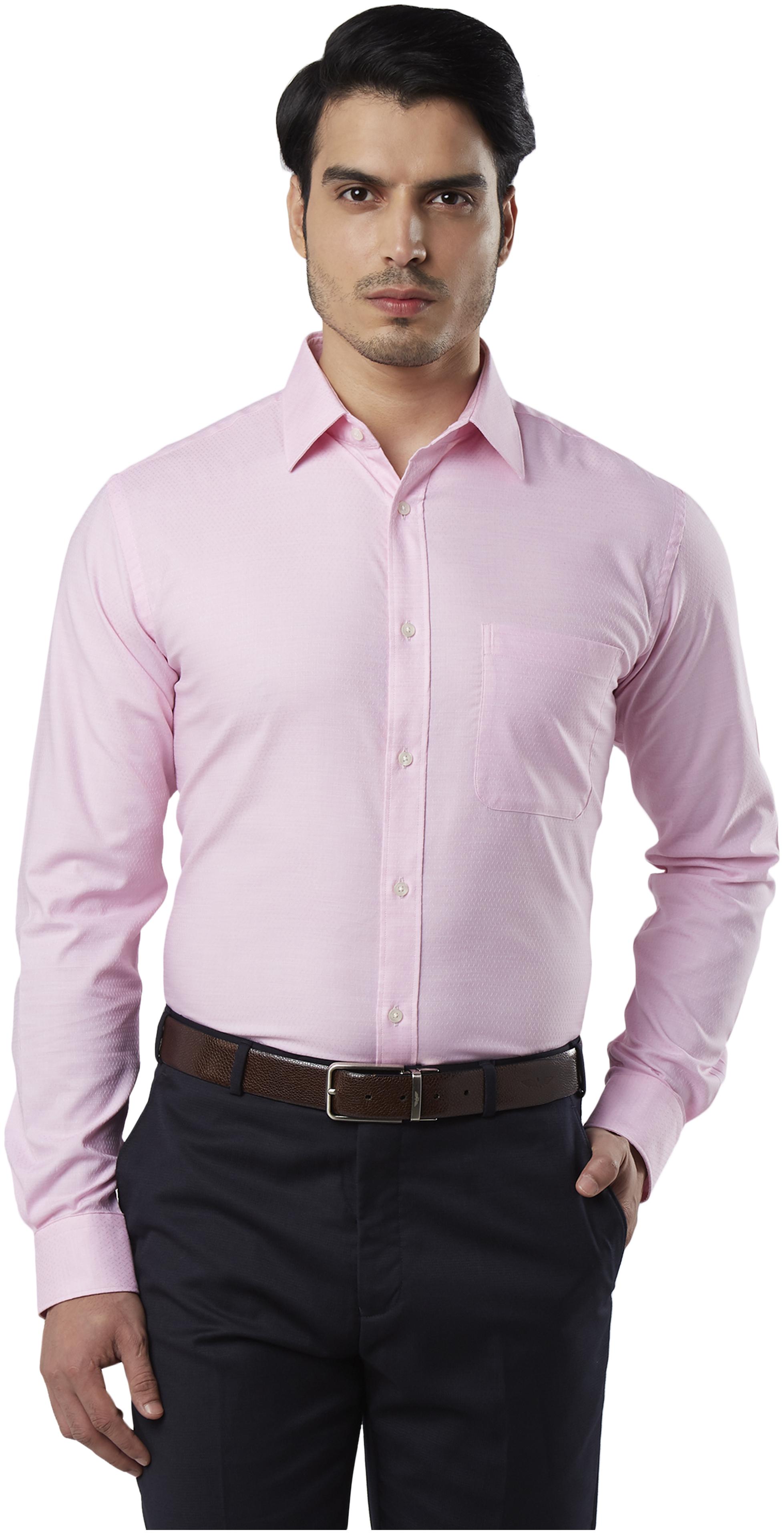 

Raymond Men Slim fit Formal Shirt - Red