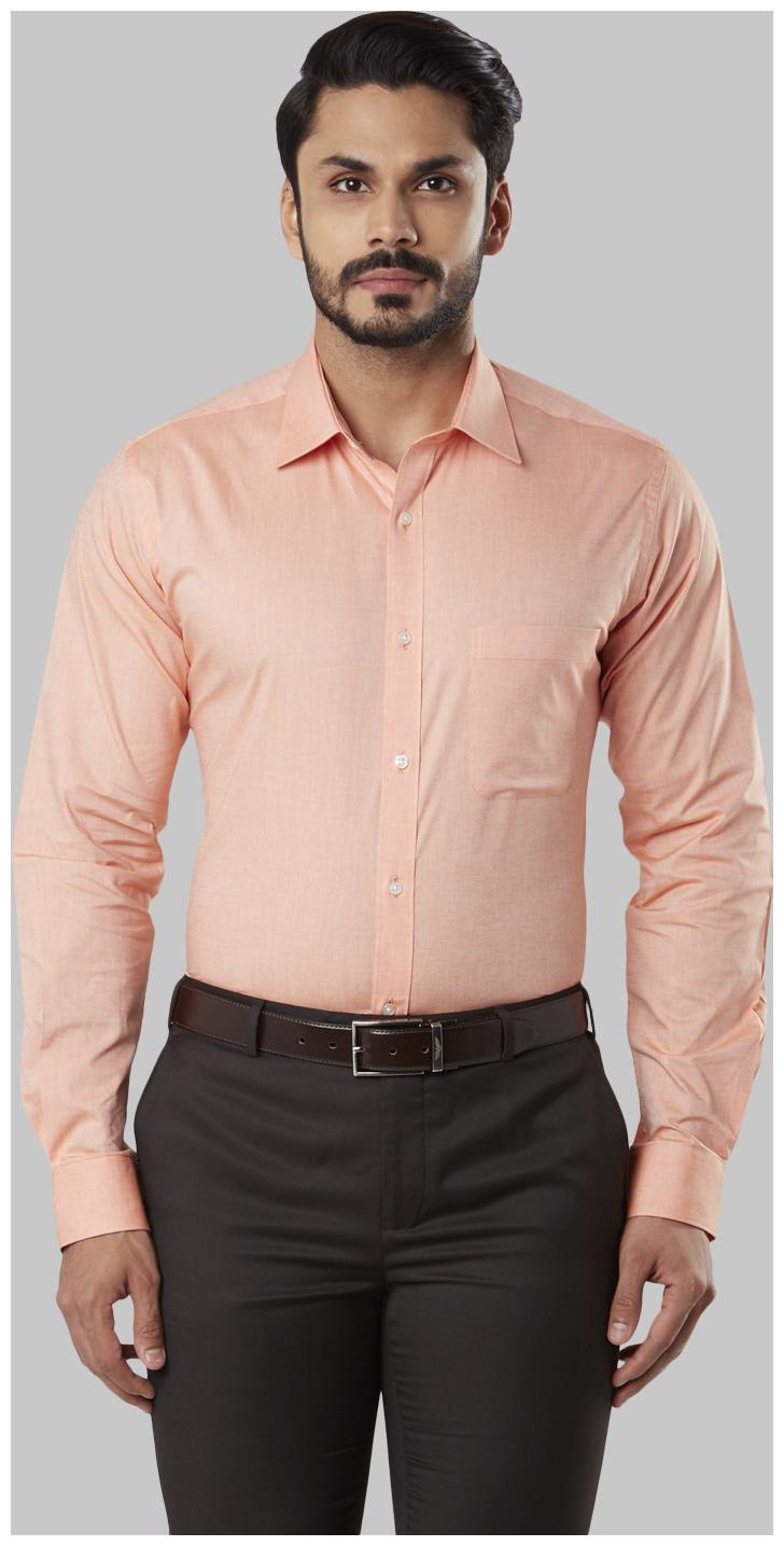 

Raymond Men Slim fit Formal Shirt - Orange