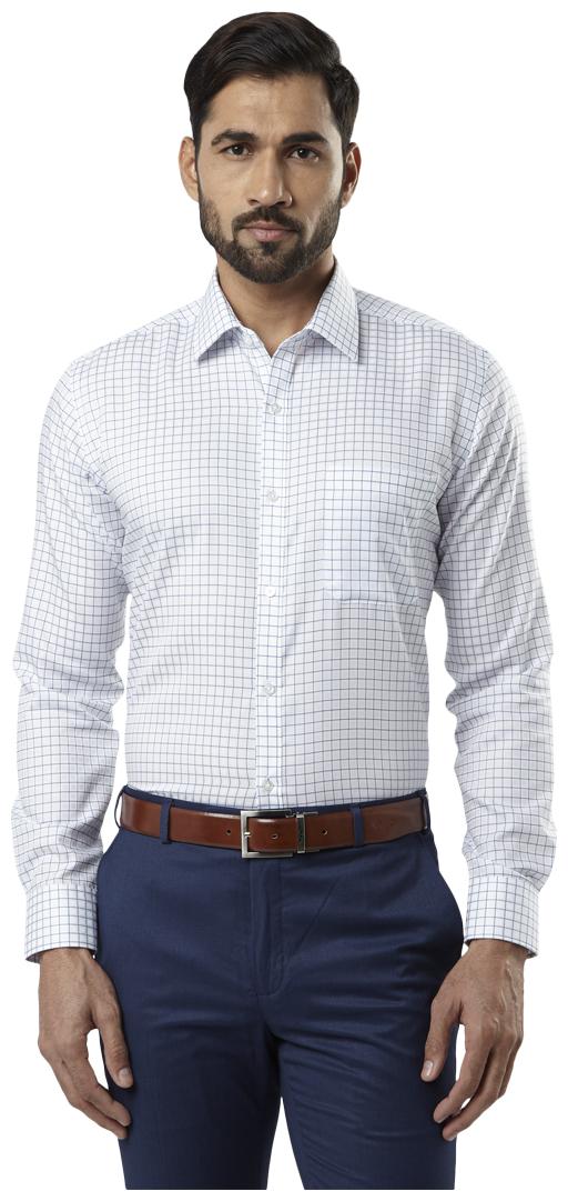

Raymond Men Regular fit Formal Shirt - Blue
