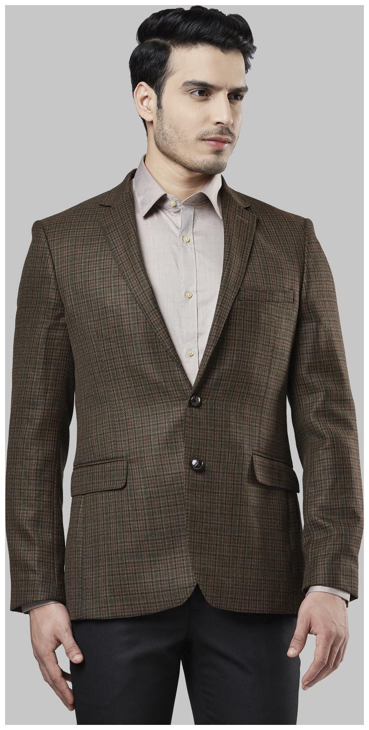 

Raymond Men Brown Solid Regular fit Single Breasted Blazer