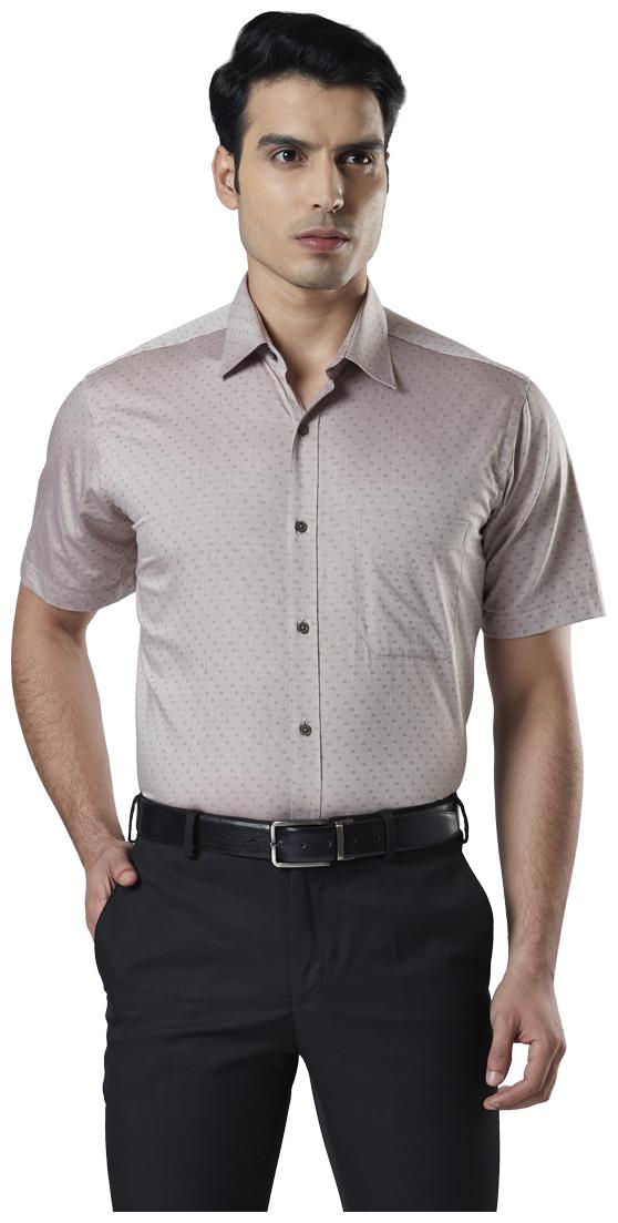 

Raymond Men Regular fit Formal Shirt - Brown