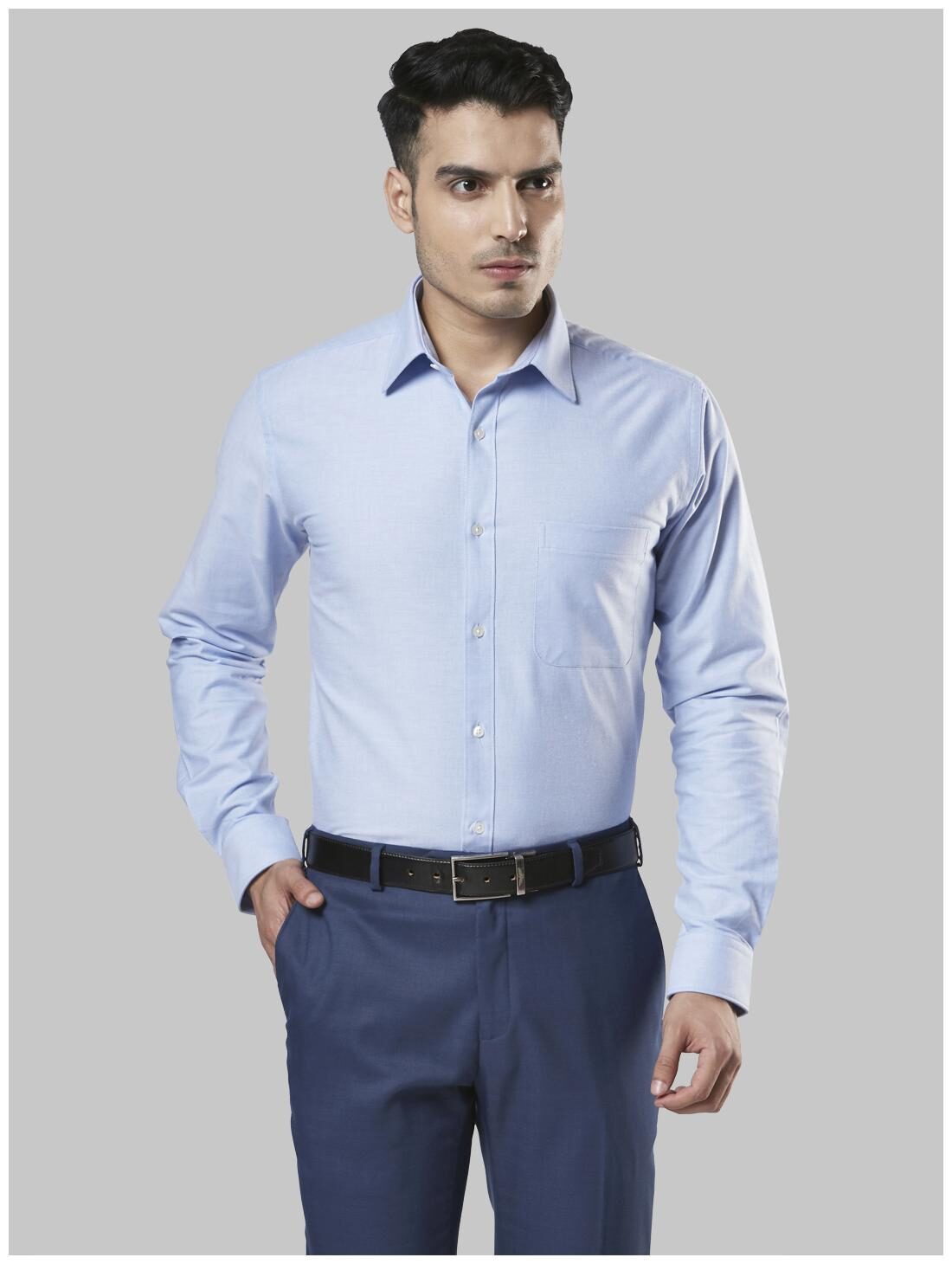 

Raymond Men Slim fit Formal Shirt - Blue