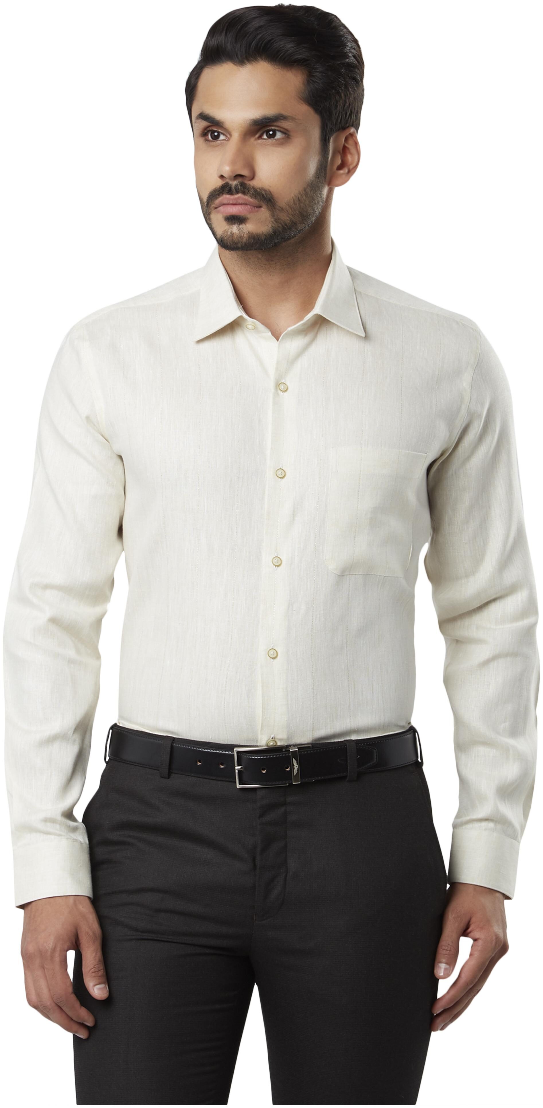 

Raymond Men Regular fit Formal Shirt - White
