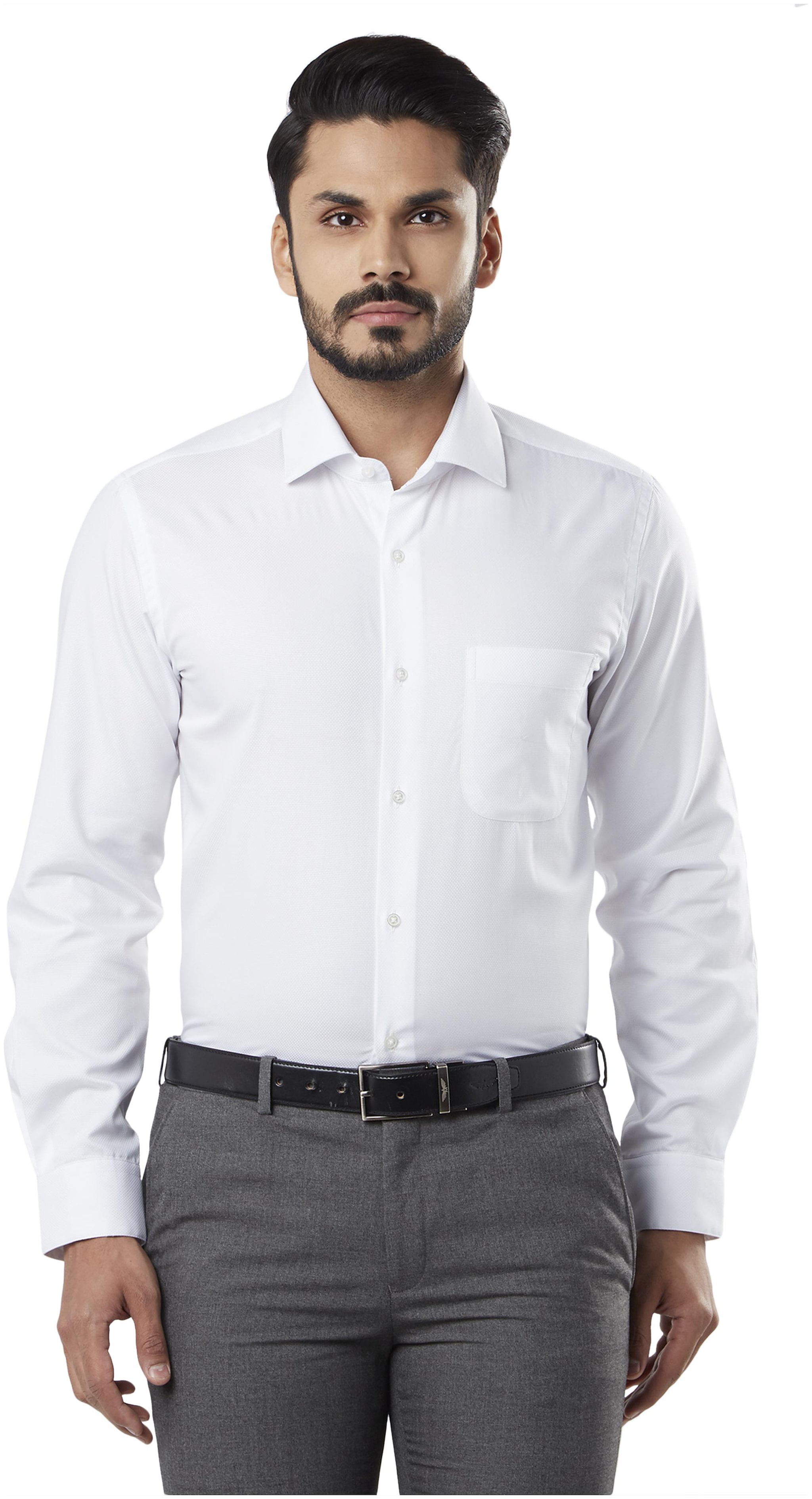

Raymond Men Regular fit Formal Shirt - White