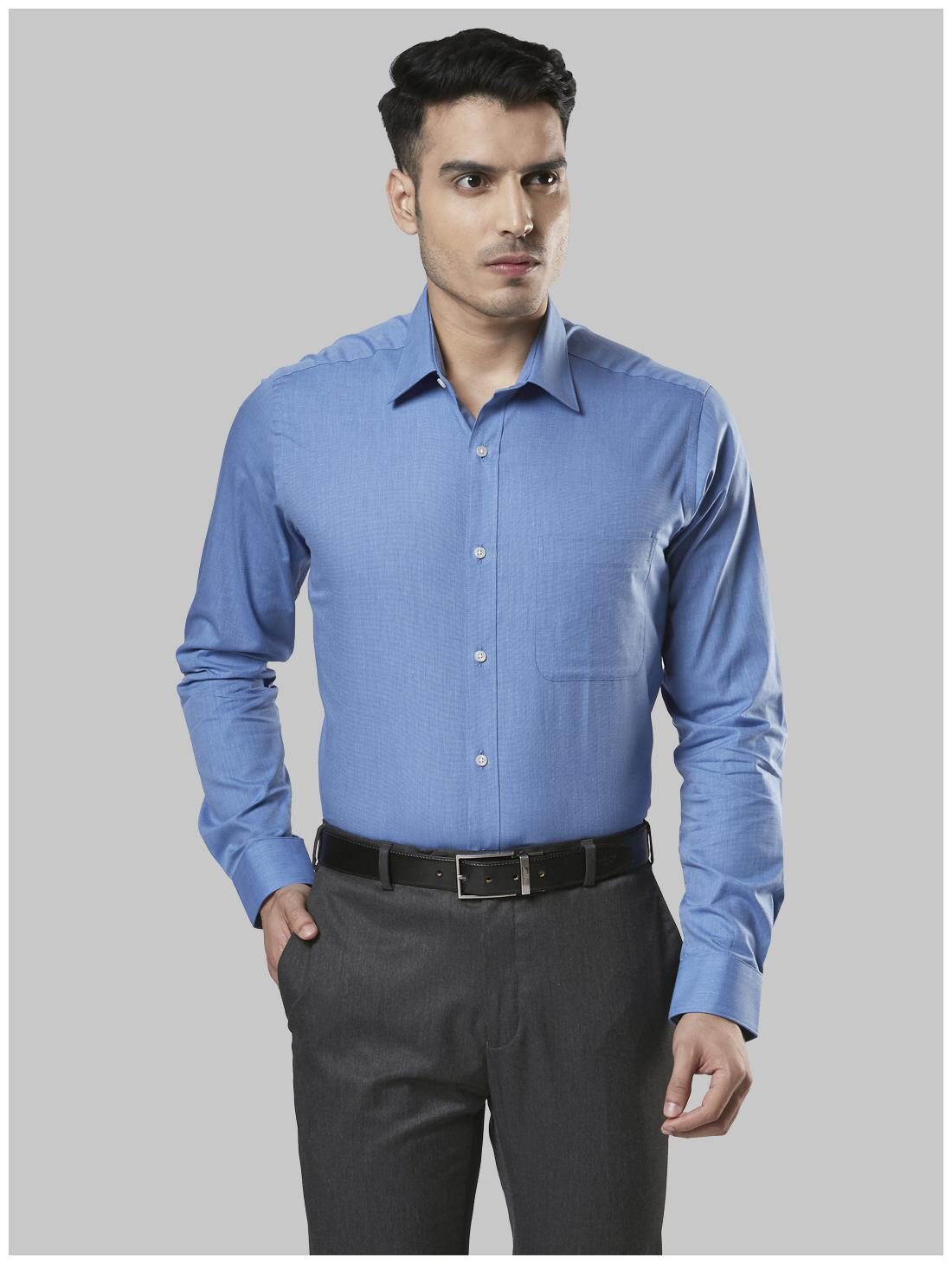 

Raymond Men Slim fit Formal Shirt - Blue