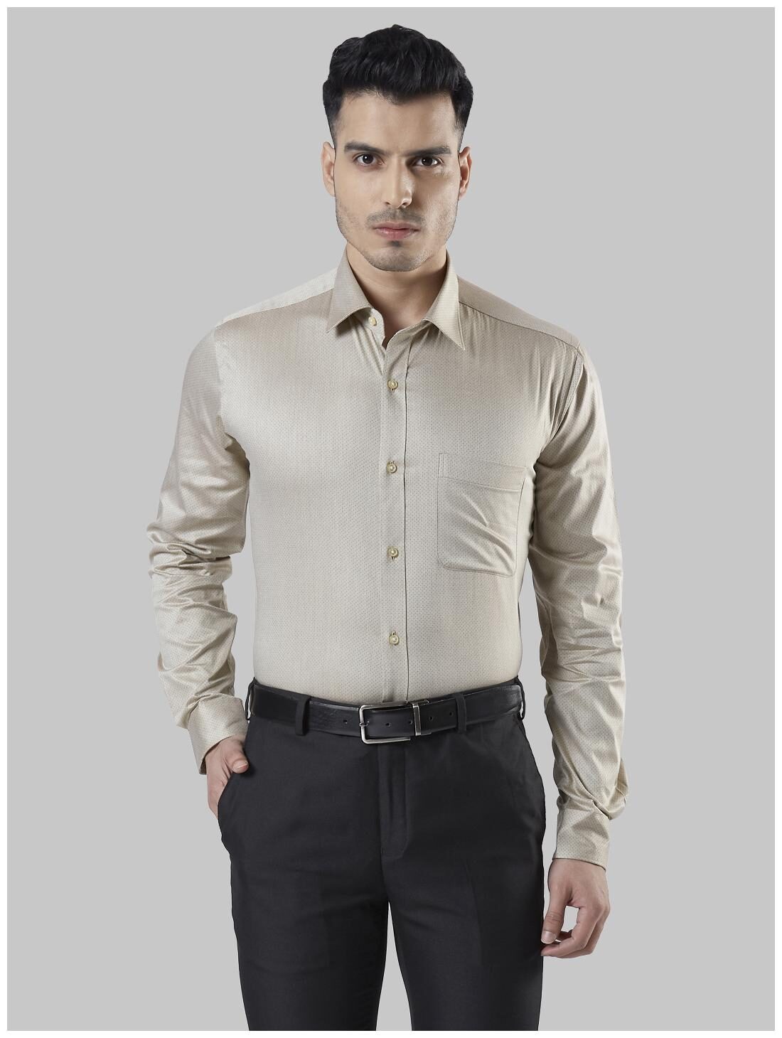 

Raymond Men Slim fit Formal Shirt - Brown