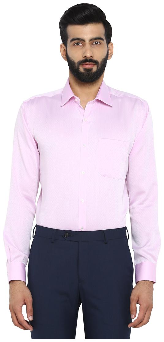 

Raymond Men Regular fit Formal Shirt - Pink