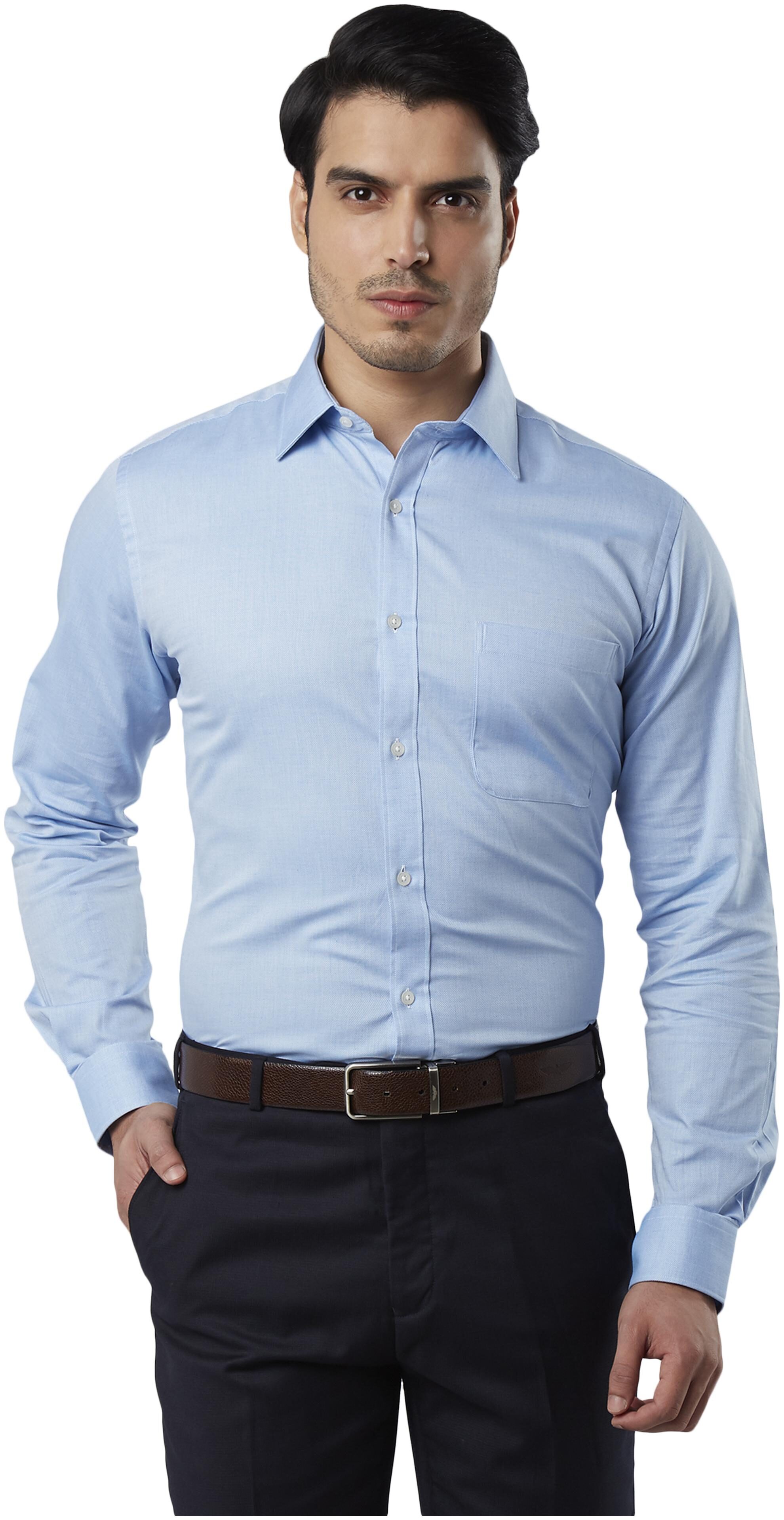 

Raymond Men Slim fit Formal Shirt - Blue