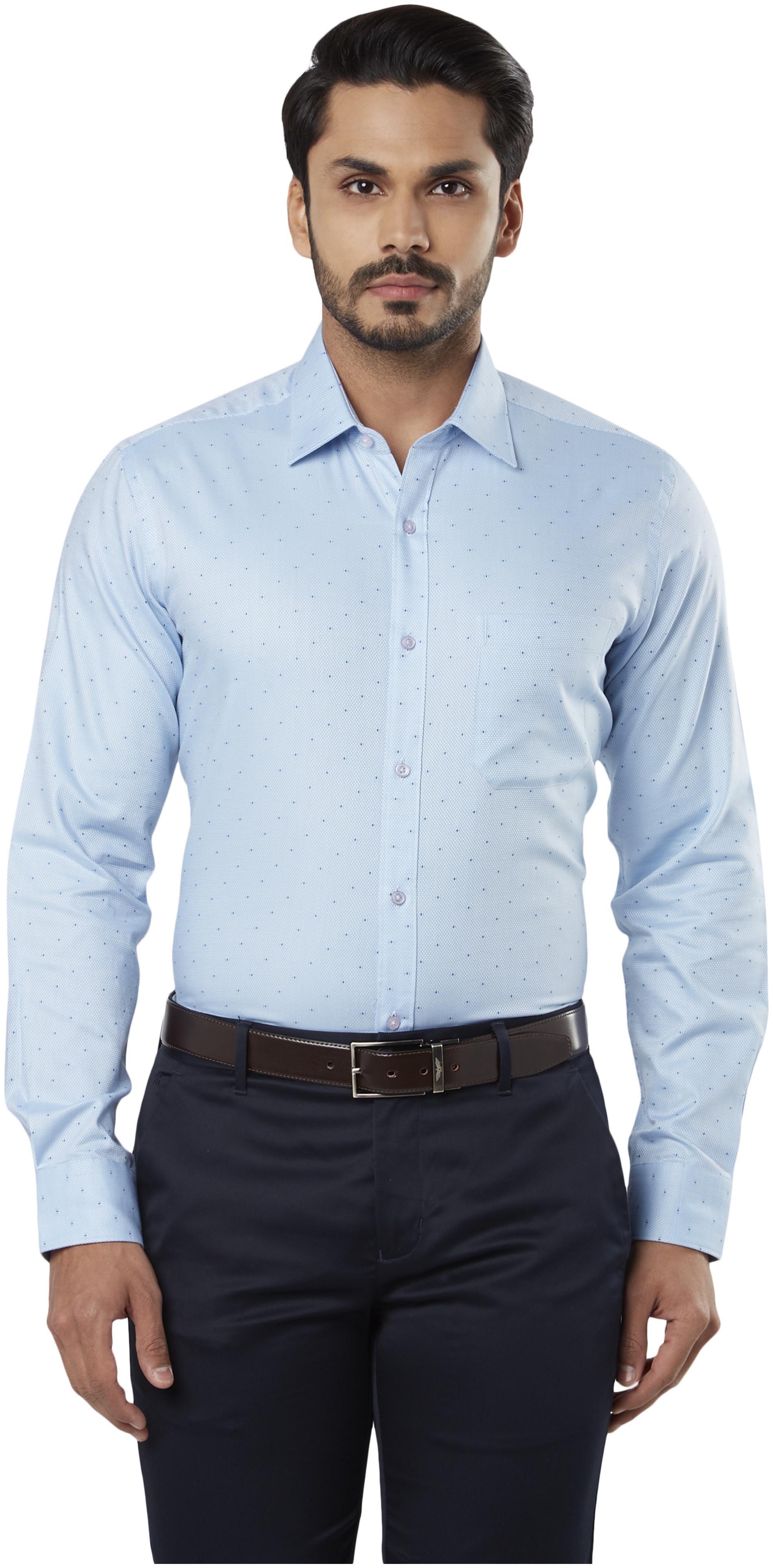 

Raymond Men Regular fit Formal Shirt - Blue