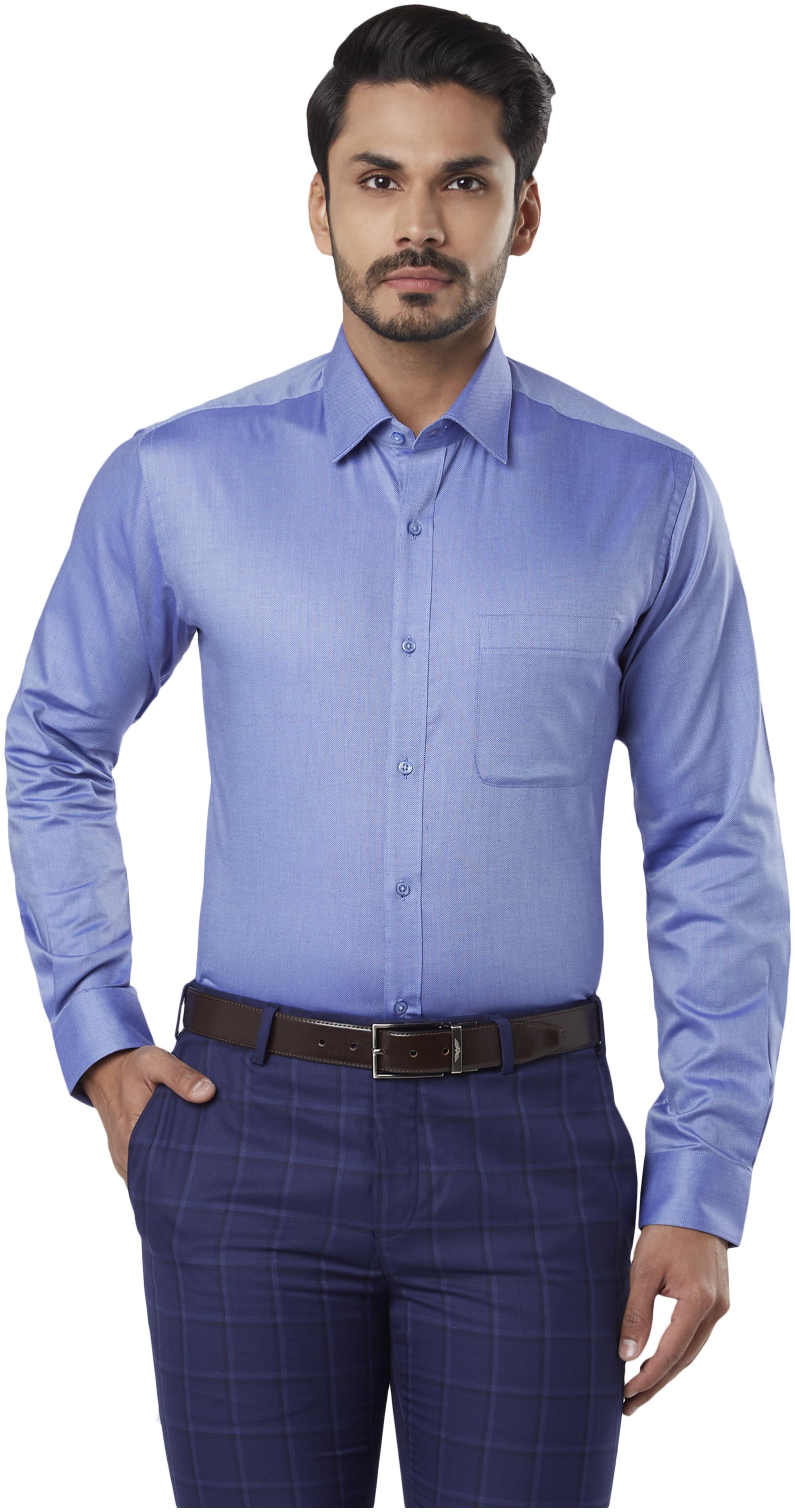 

Raymond Men Slim fit Formal Shirt - Blue