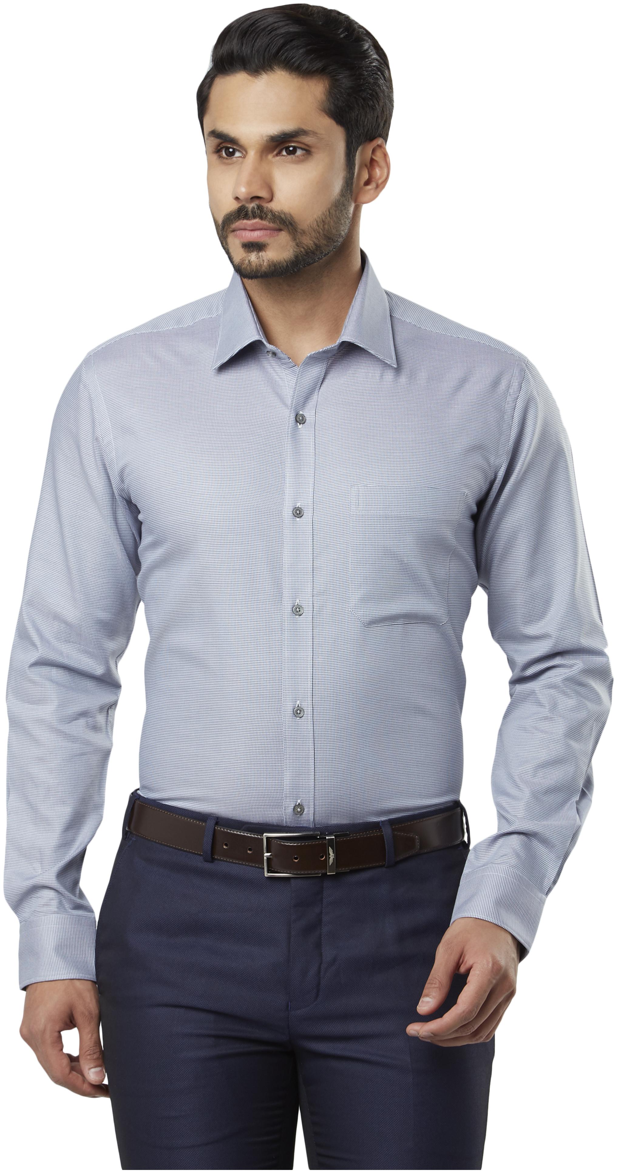 

Raymond Men Regular fit Formal Shirt - Grey