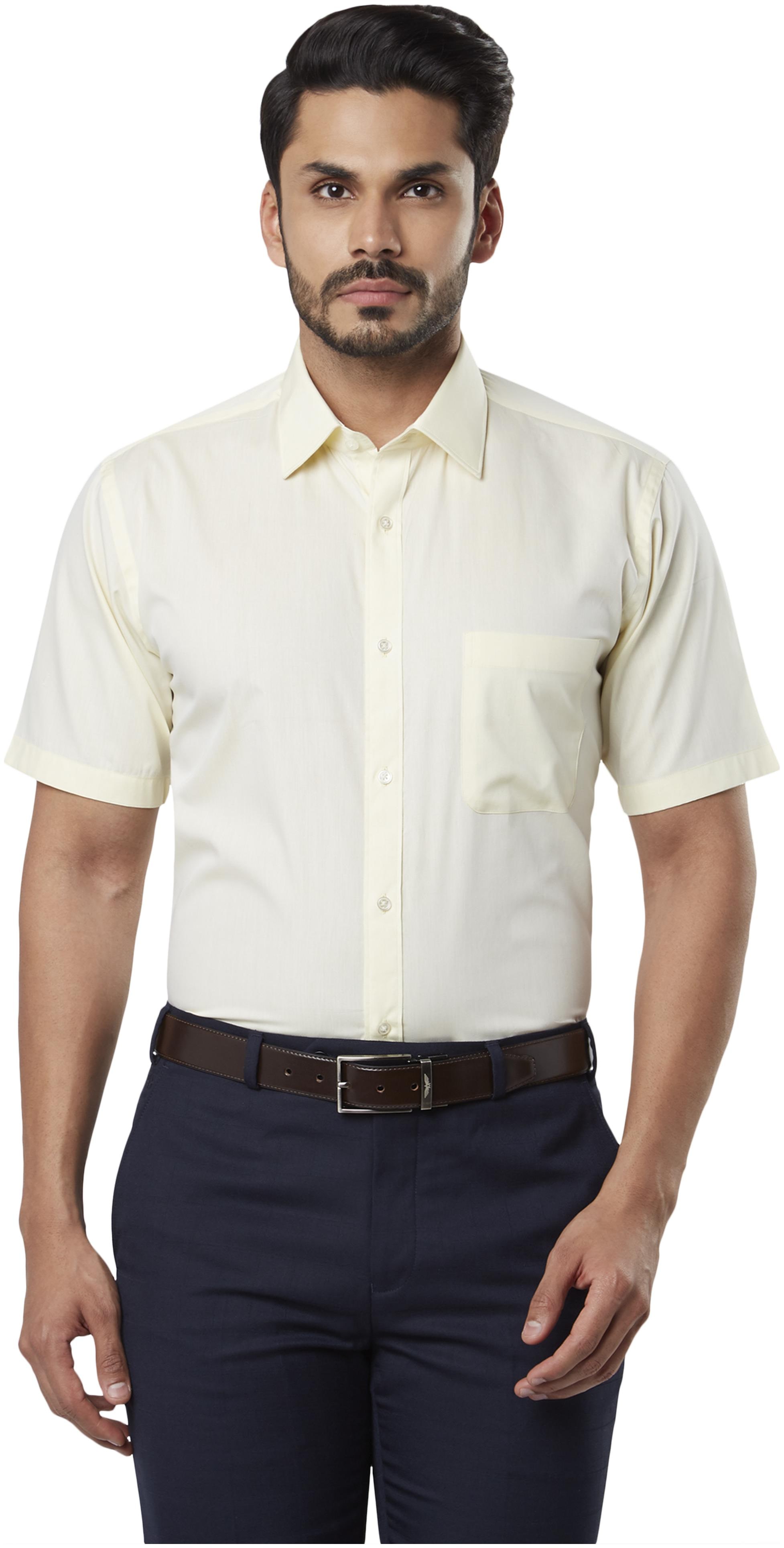 

Raymond Men Slim fit Formal Shirt - Yellow