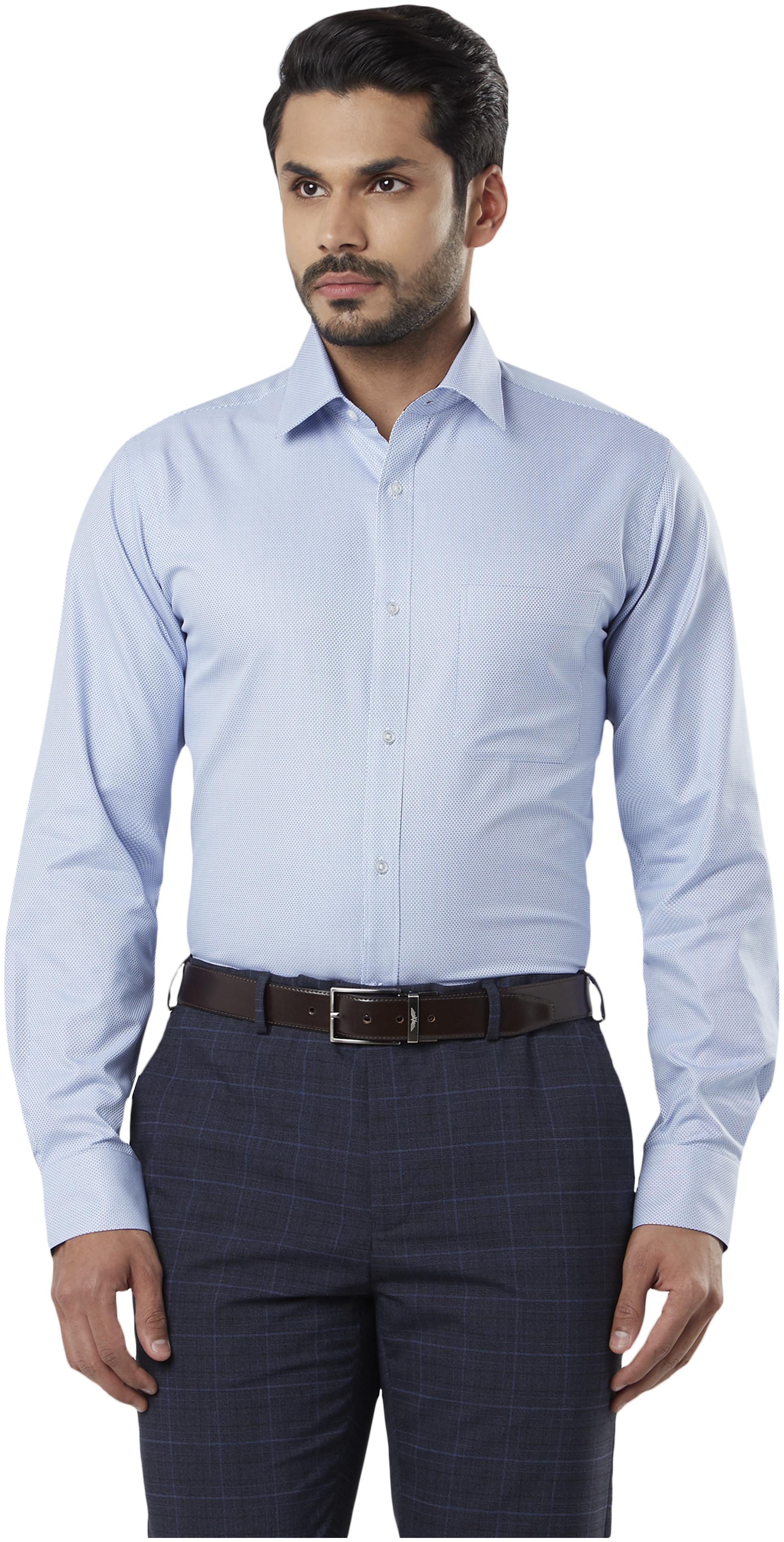 

Raymond Men Slim fit Formal Shirt - Blue