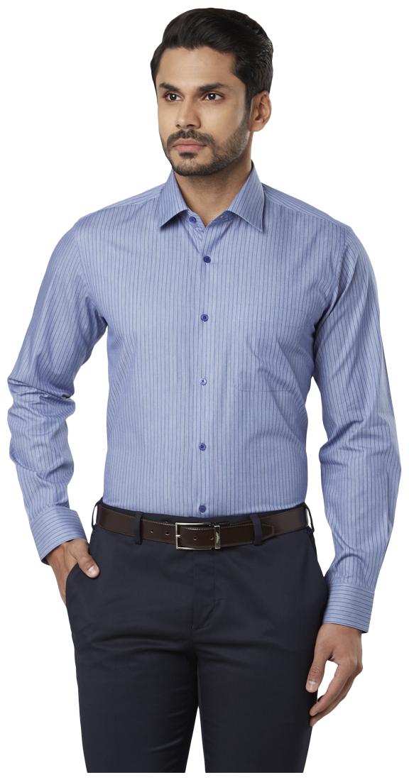 

Raymond Men Regular fit Formal Shirt - Blue