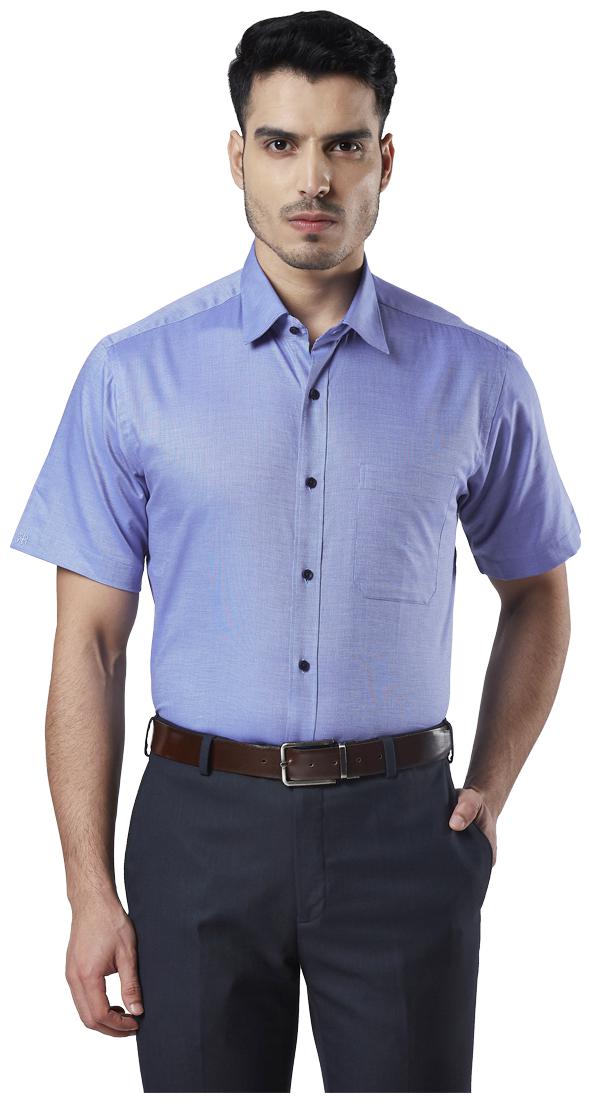 

Raymond Men Regular fit Formal Shirt - Blue