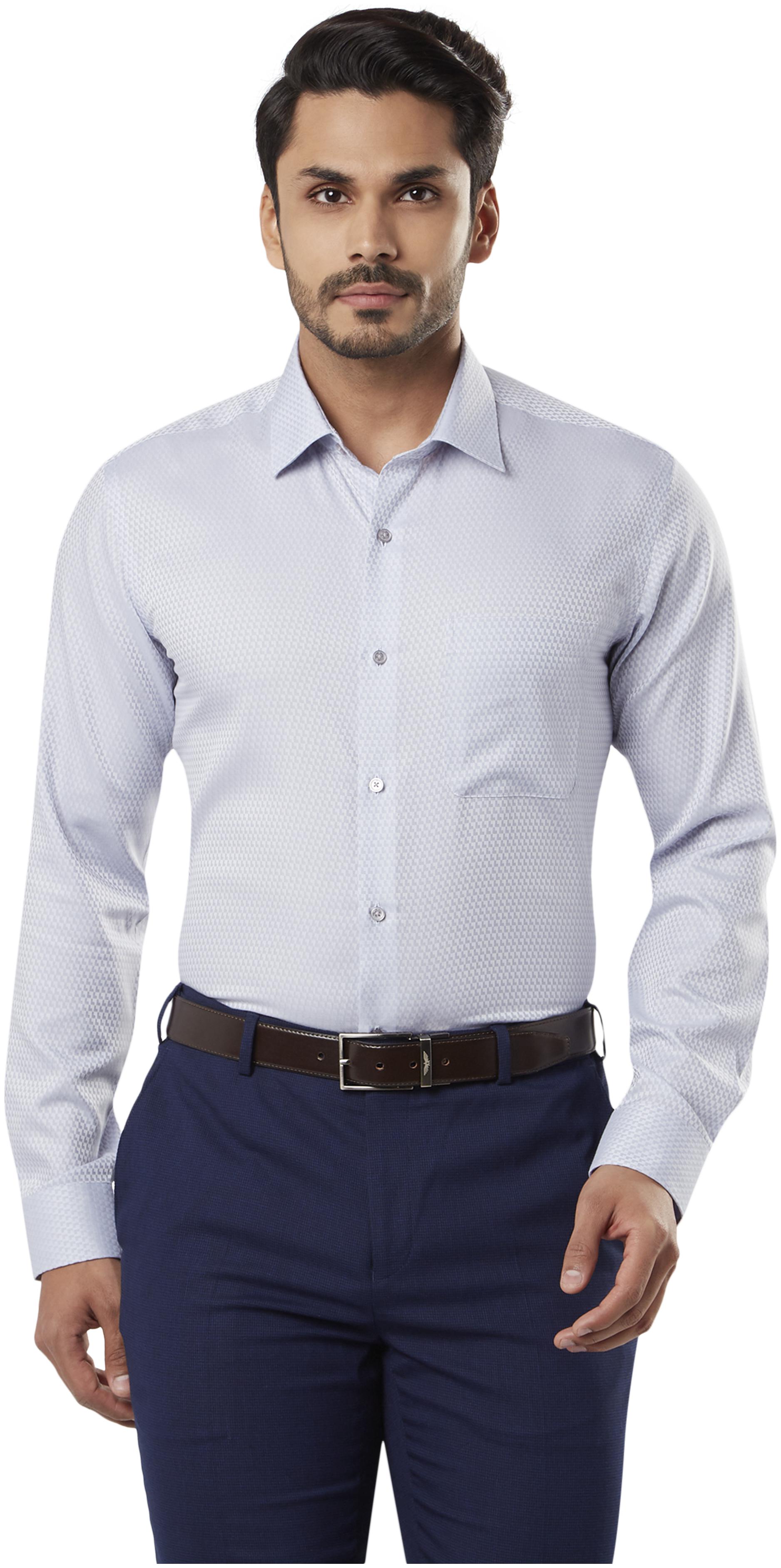 

Raymond Men Regular fit Formal Shirt - Grey