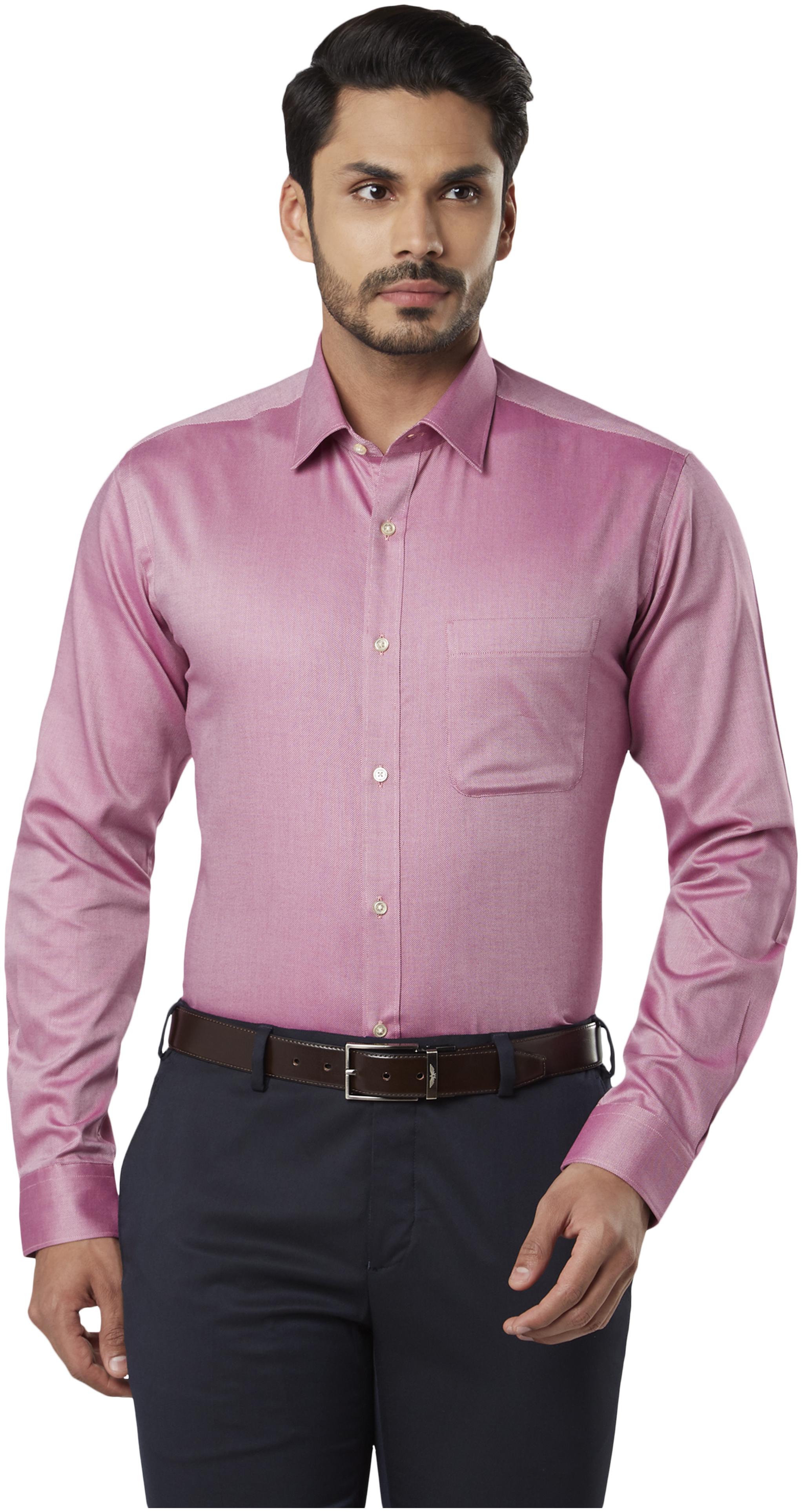 

Raymond Men Slim fit Formal Shirt - Red