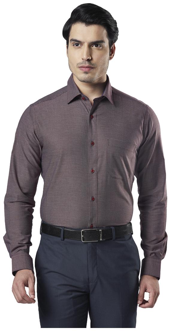 

Raymond Men Slim fit Formal Shirt - Red