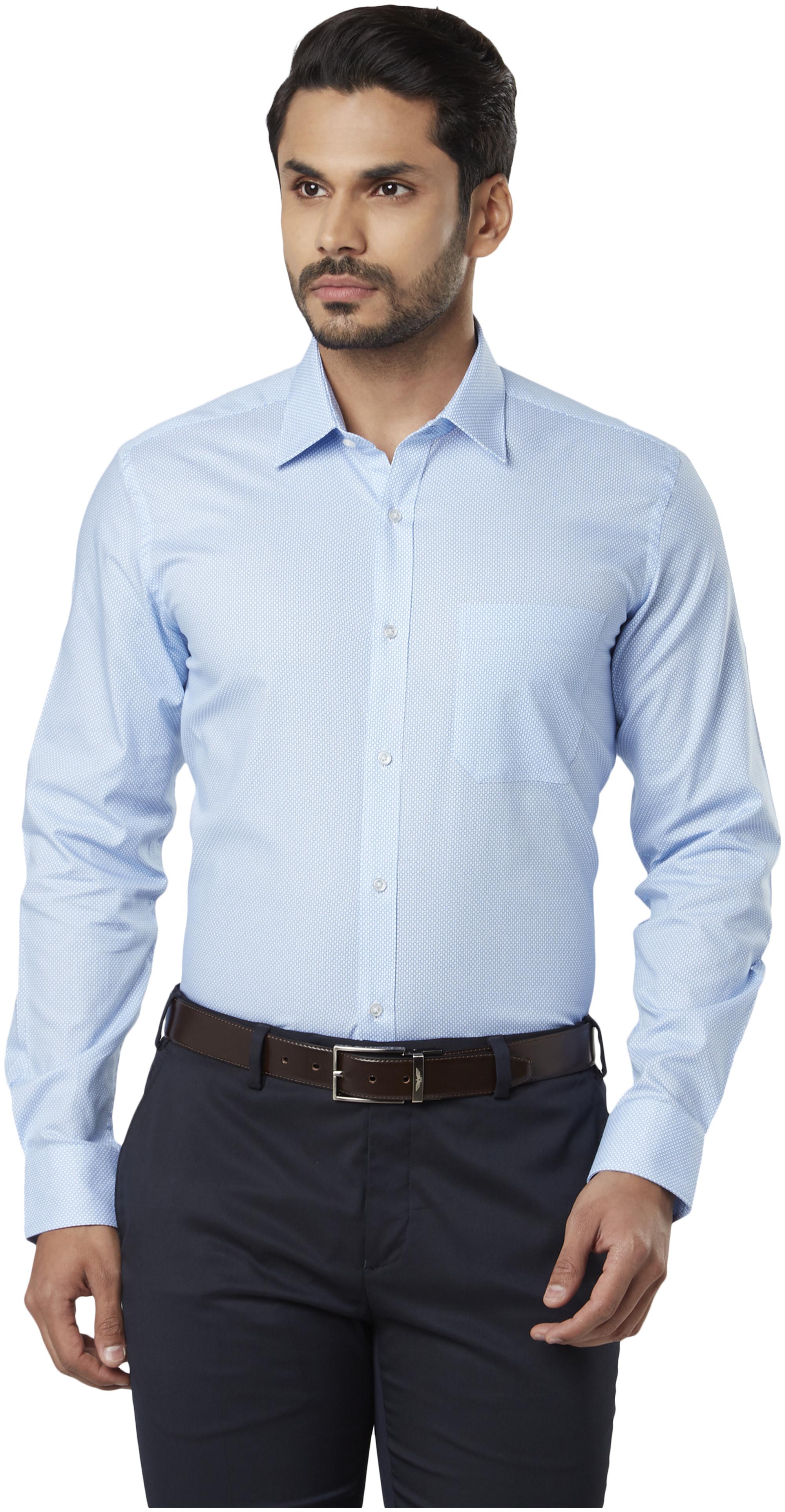 

Raymond Men Regular fit Formal Shirt - Blue