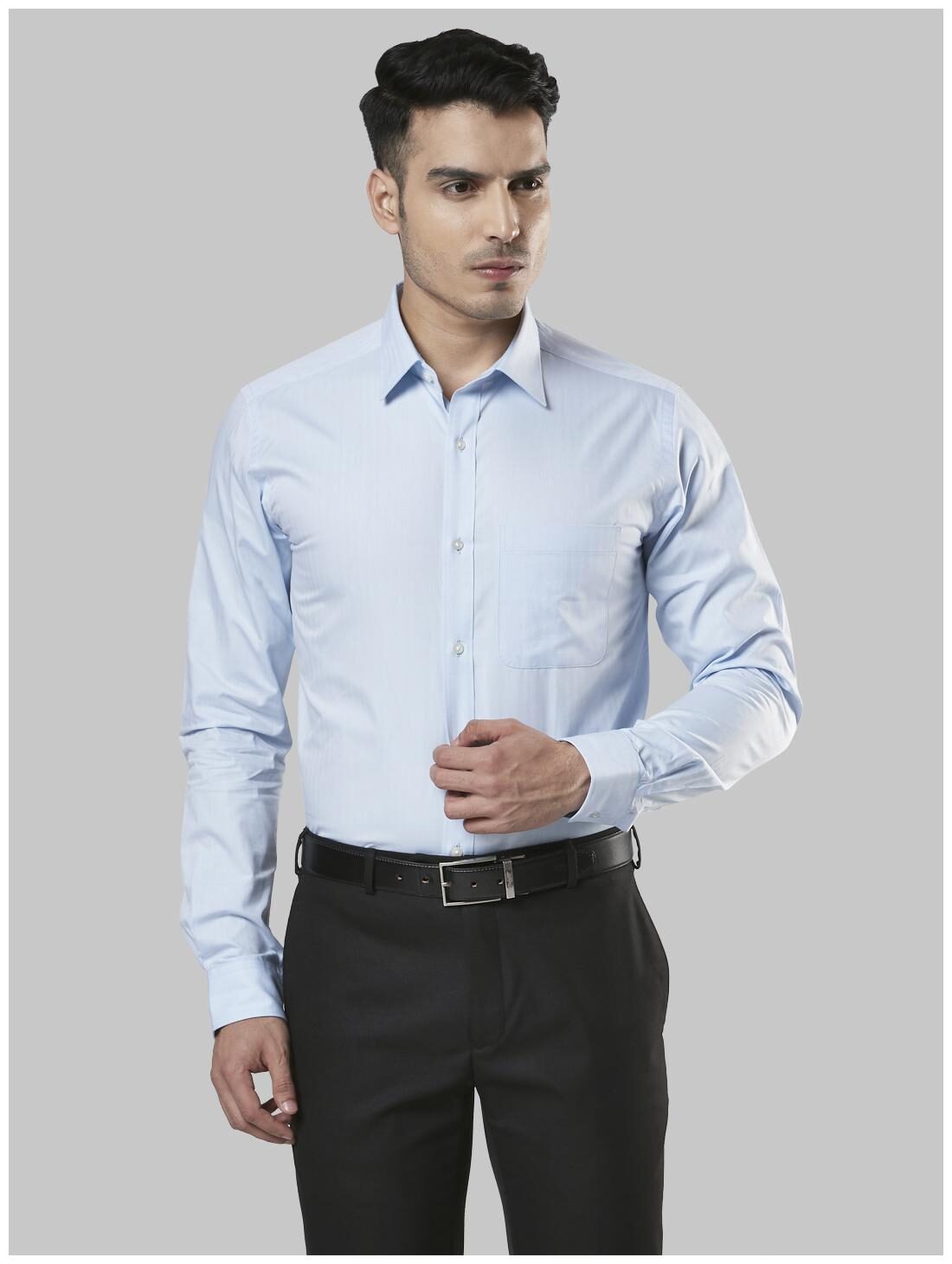 

Raymond Men Slim fit Formal Shirt - Blue