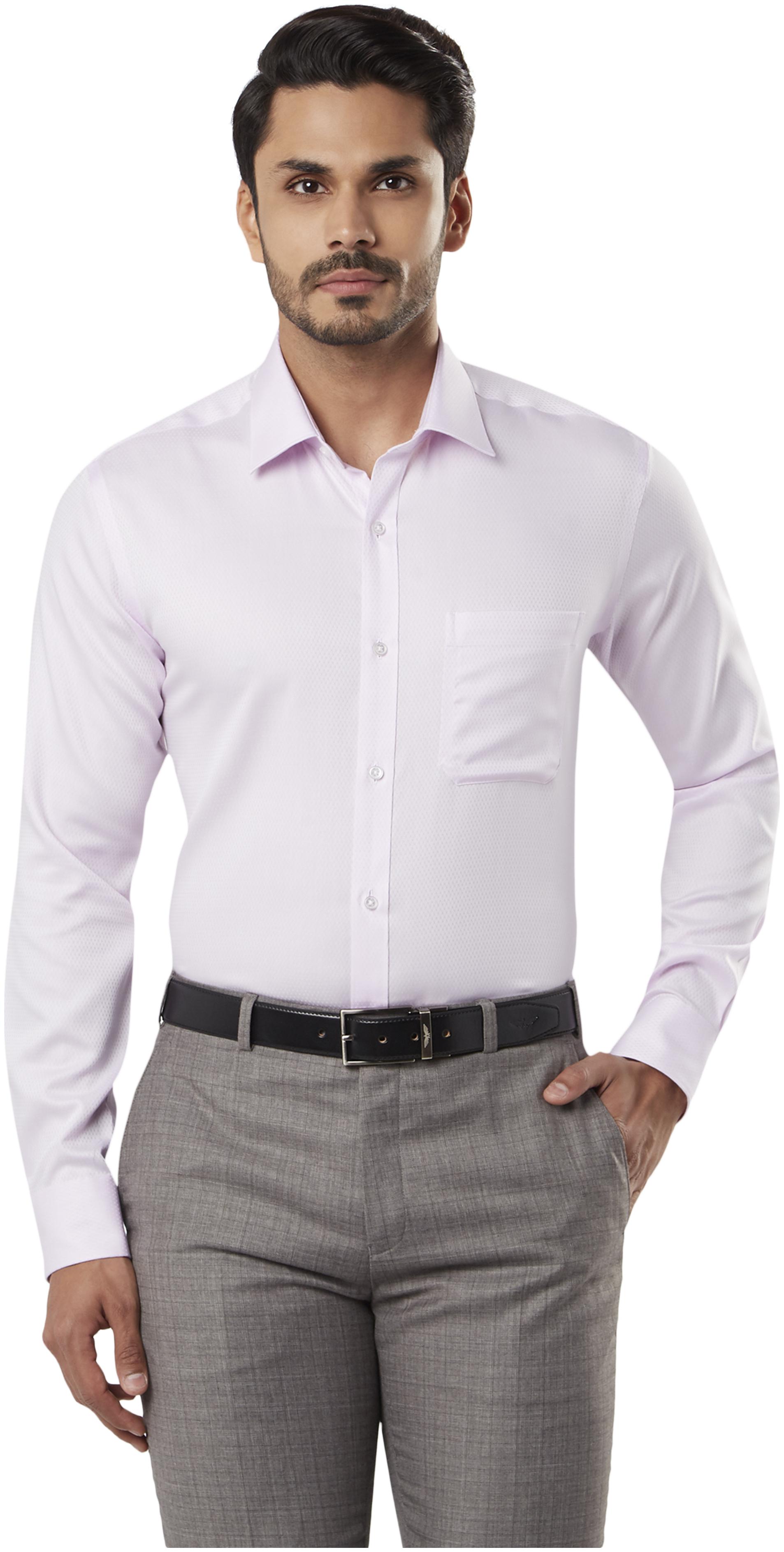 

Raymond Men Regular fit Formal Shirt - Red