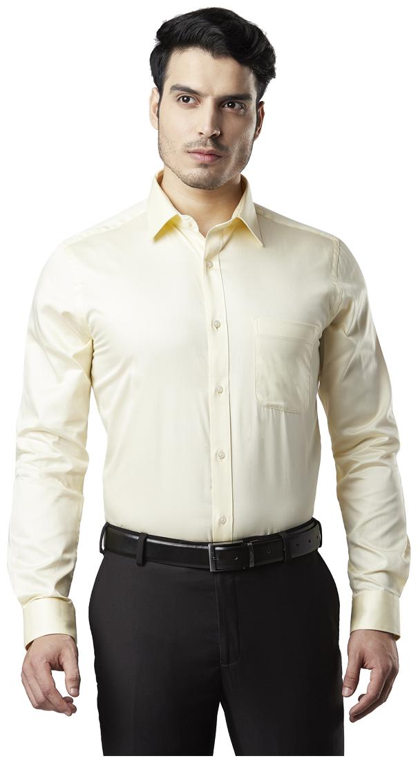 

Raymond Men Slim fit Formal Shirt - Yellow