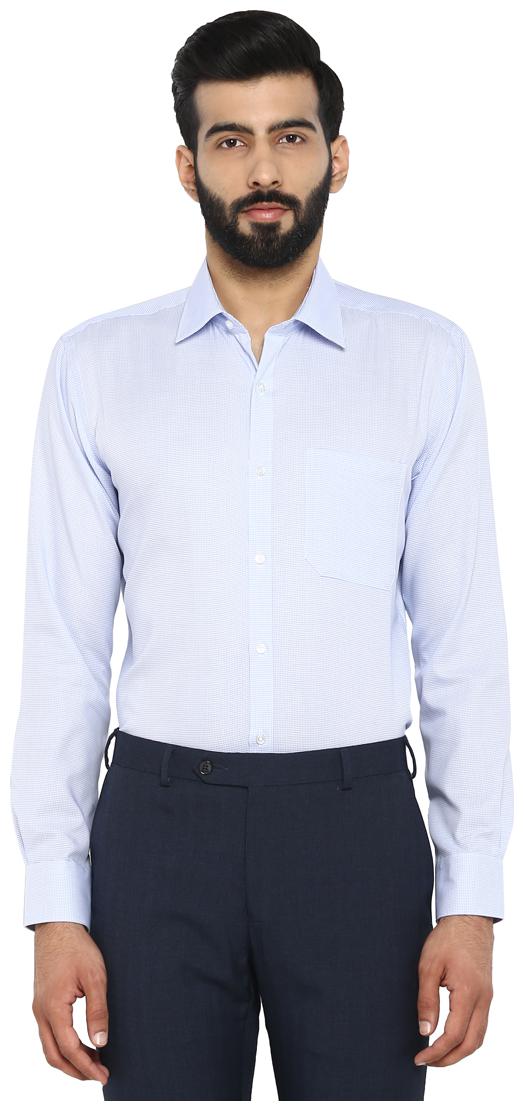 

Raymond Men Regular fit Formal Shirt - Blue