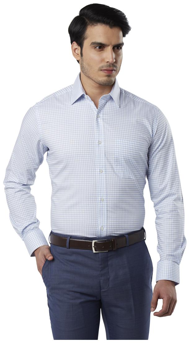 

Raymond Men Regular fit Formal Shirt - Blue