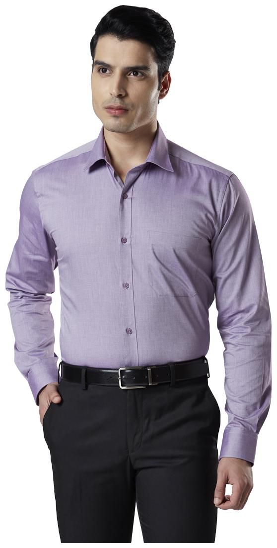 

Raymond Men Regular fit Formal Shirt - Purple