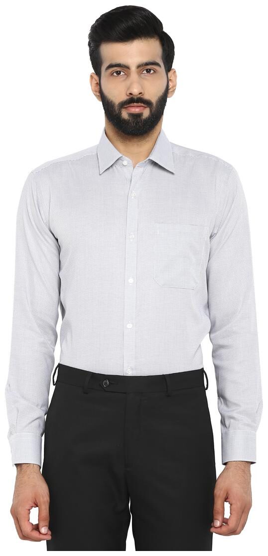 

Raymond Men Regular fit Formal Shirt - Grey
