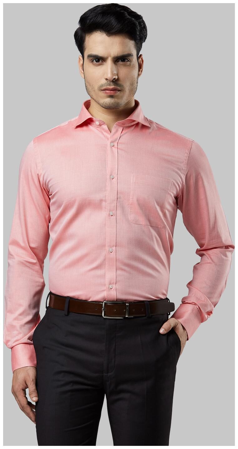 

Raymond Men Regular fit Formal Shirt - Red