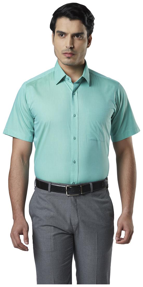 

Raymond Men Regular fit Formal Shirt - Green