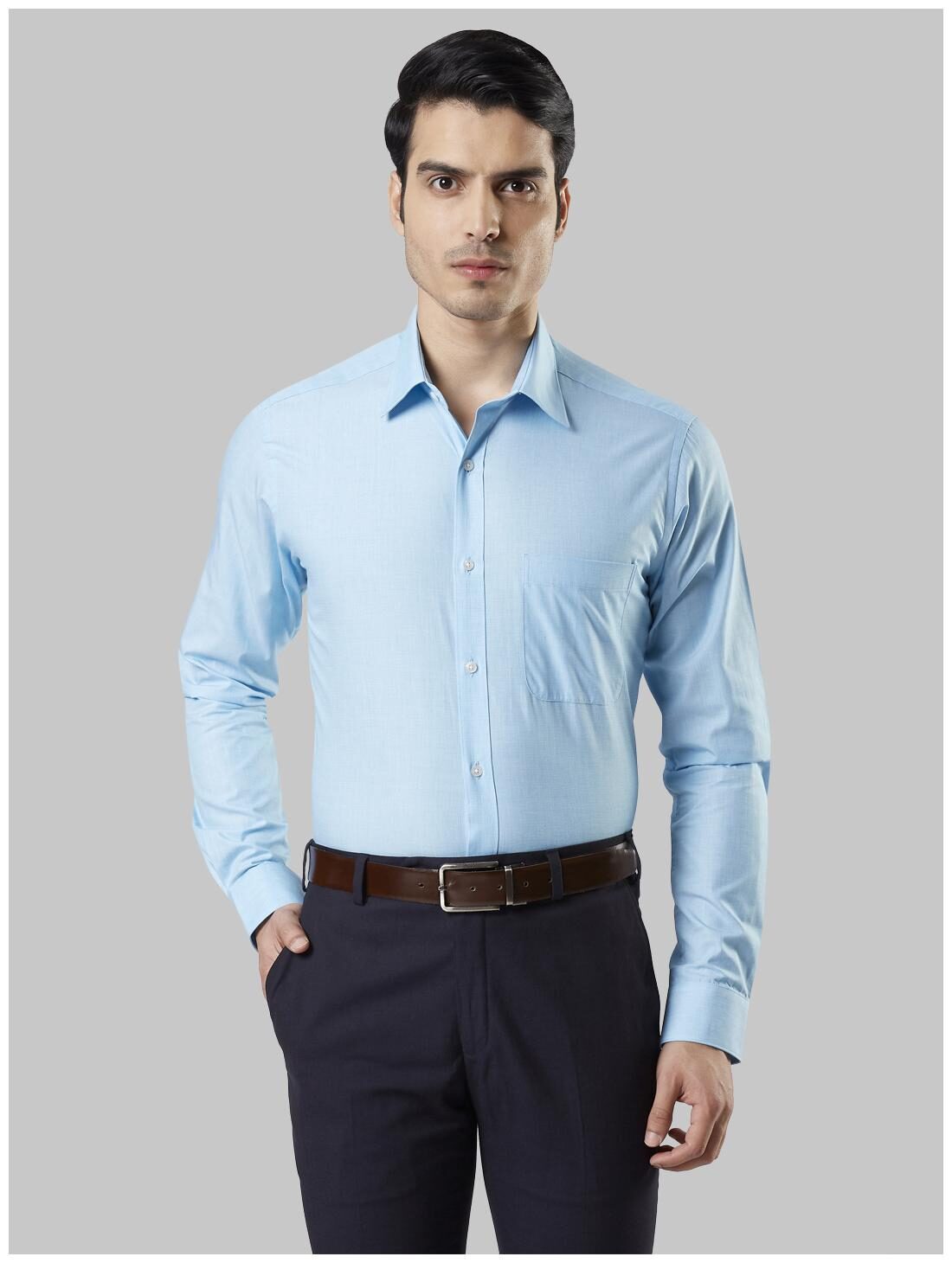 

Raymond Men Slim fit Formal Shirt - Blue