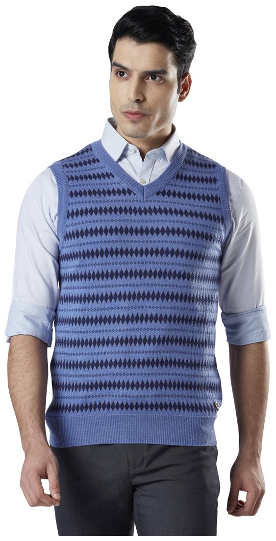 

Raymond Men Wool Pullover Blue