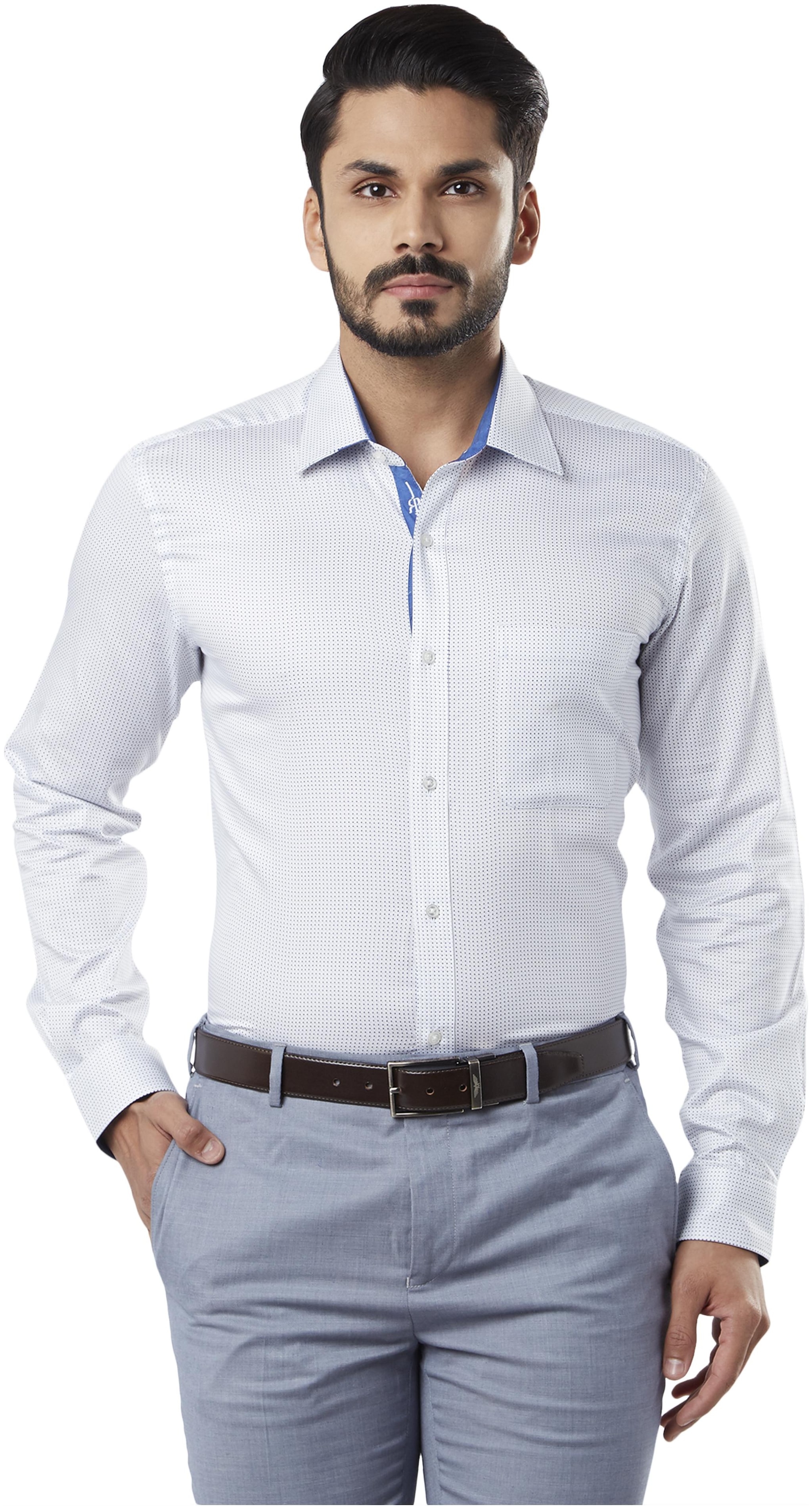

Raymond Men Regular fit Formal Shirt - Blue