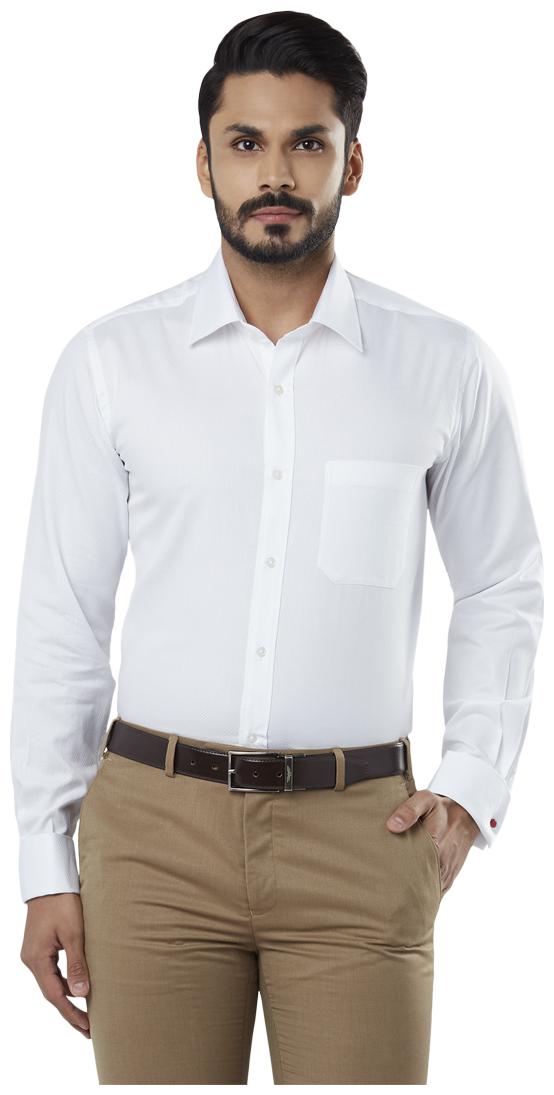 

Raymond Men Regular fit Formal Shirt - White