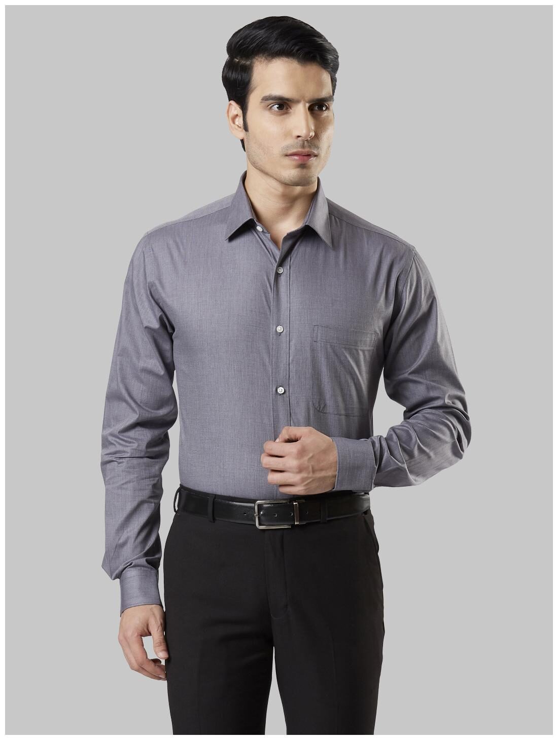 

Raymond Men Slim fit Formal Shirt - Grey