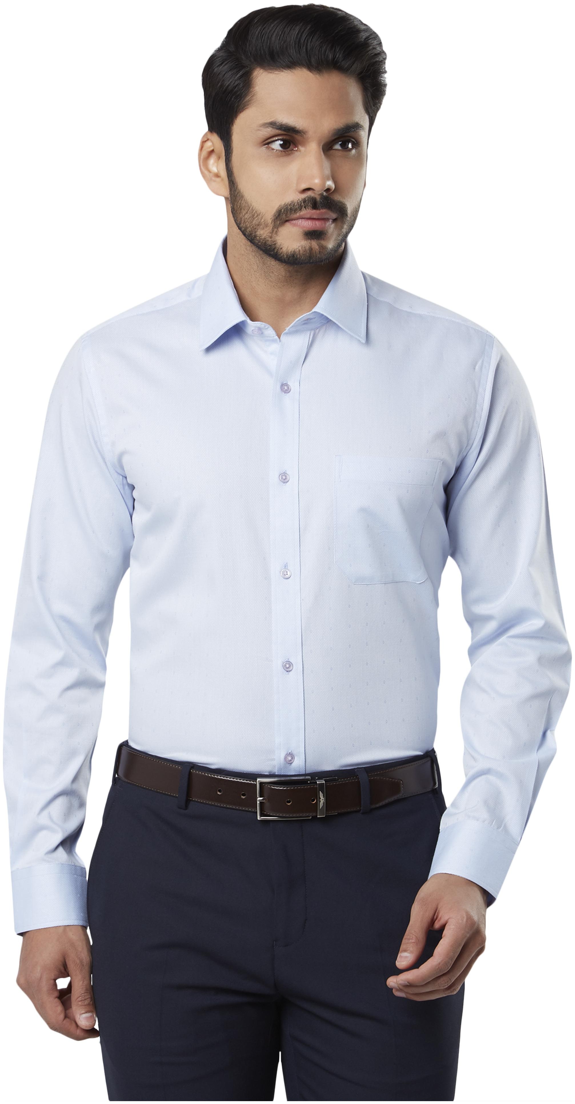 

Raymond Men Regular fit Formal Shirt - Blue