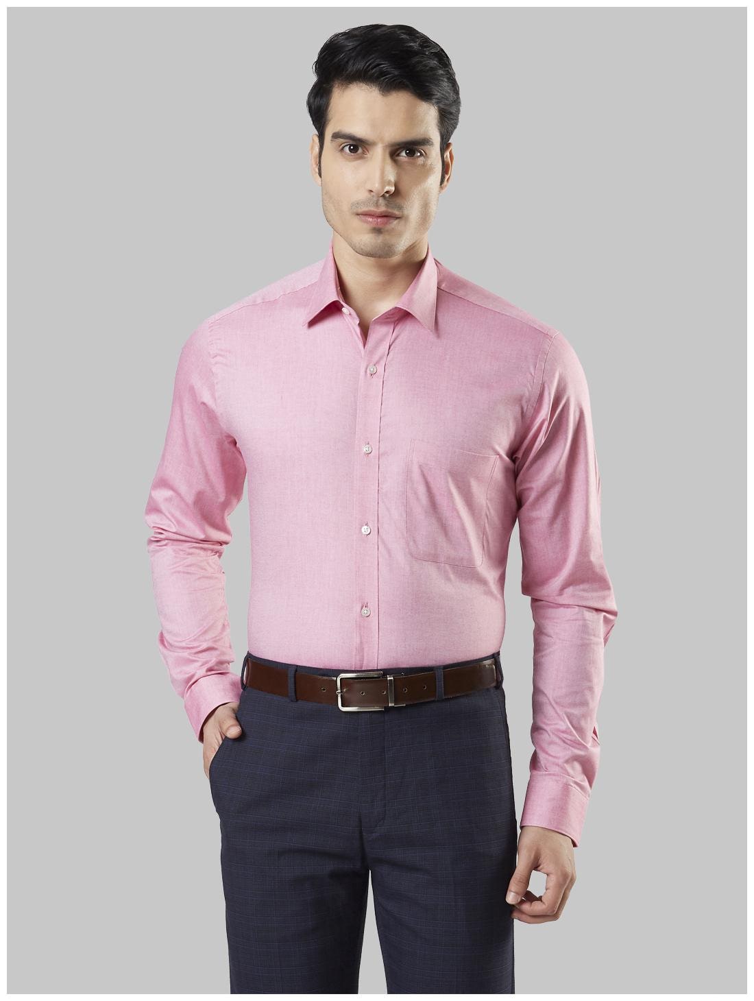 

Raymond Men Slim fit Formal Shirt - Pink