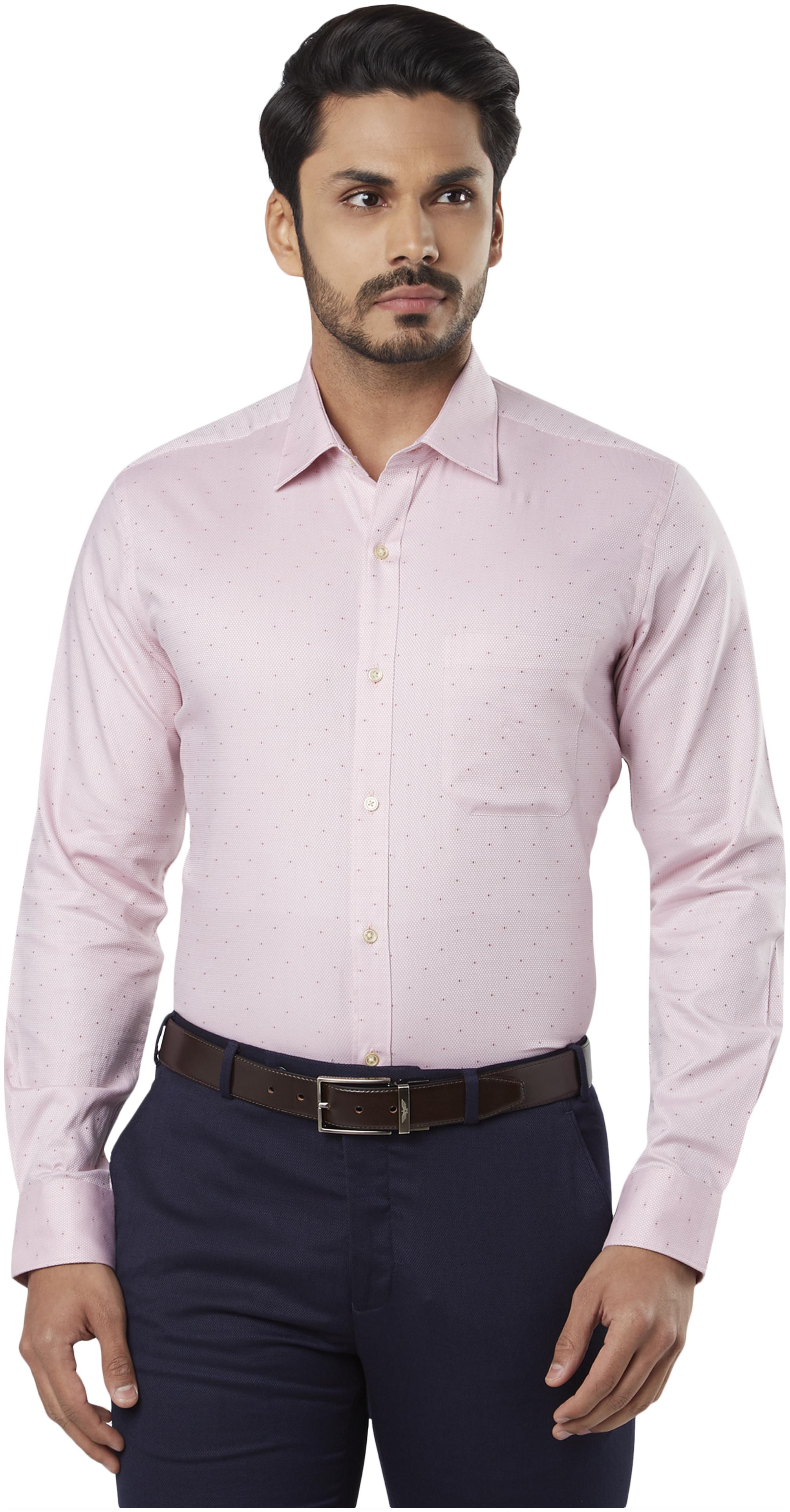 

Raymond Men Regular fit Formal Shirt - Red