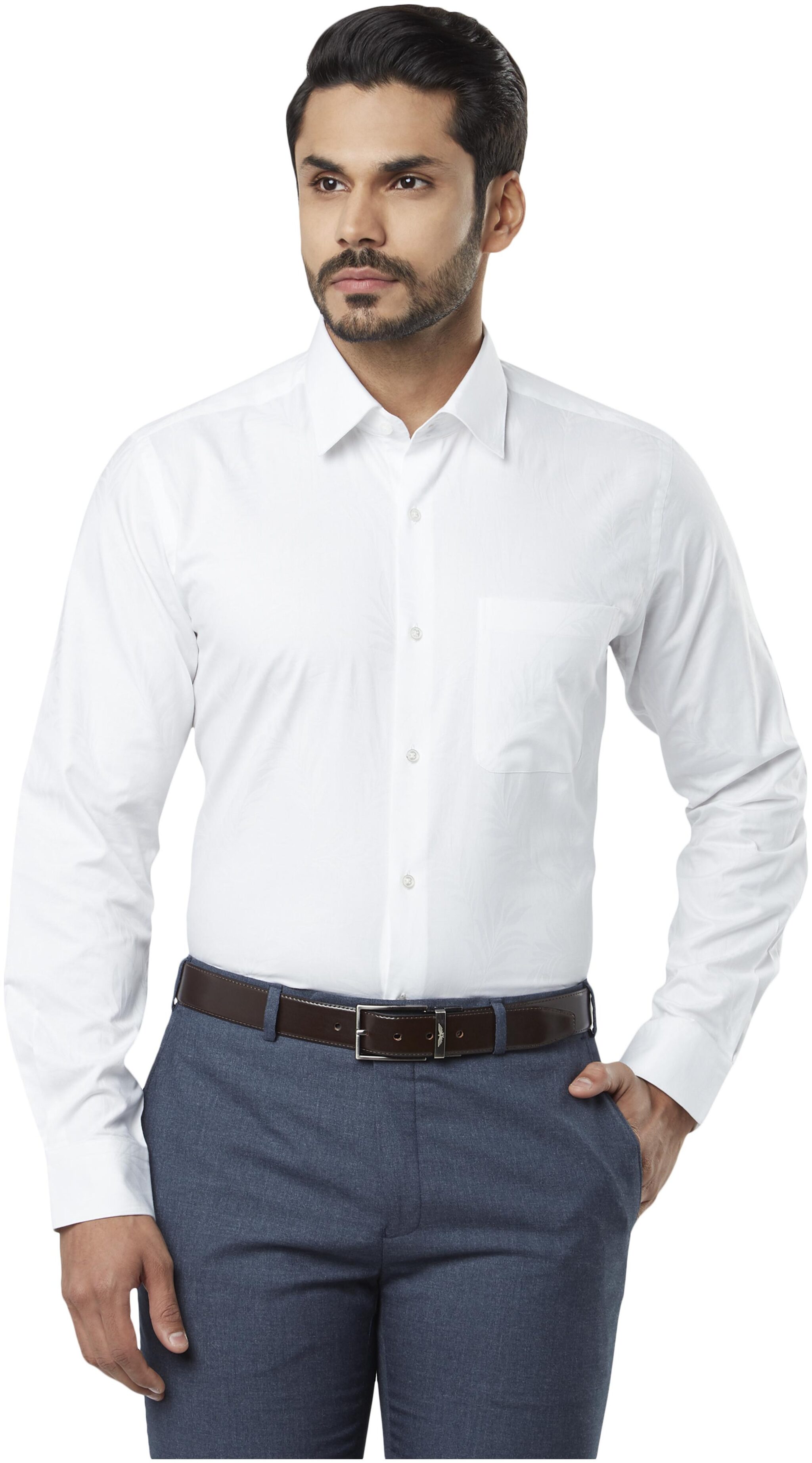 

Raymond Men Regular fit Formal Shirt - White