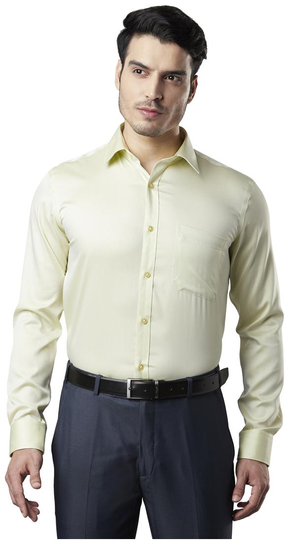 

Raymond Men Regular fit Formal Shirt - Yellow