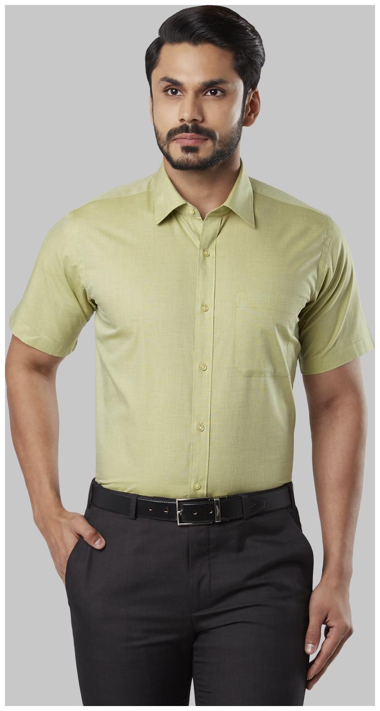 

Raymond Men Regular fit Formal Shirt - Green