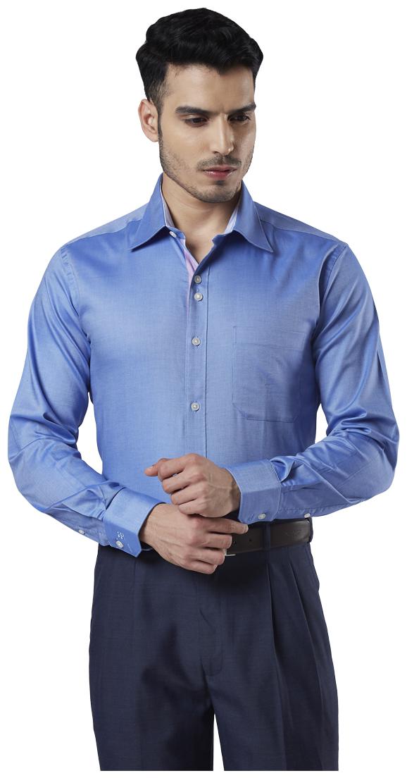 

Raymond Men Regular fit Formal Shirt - Blue