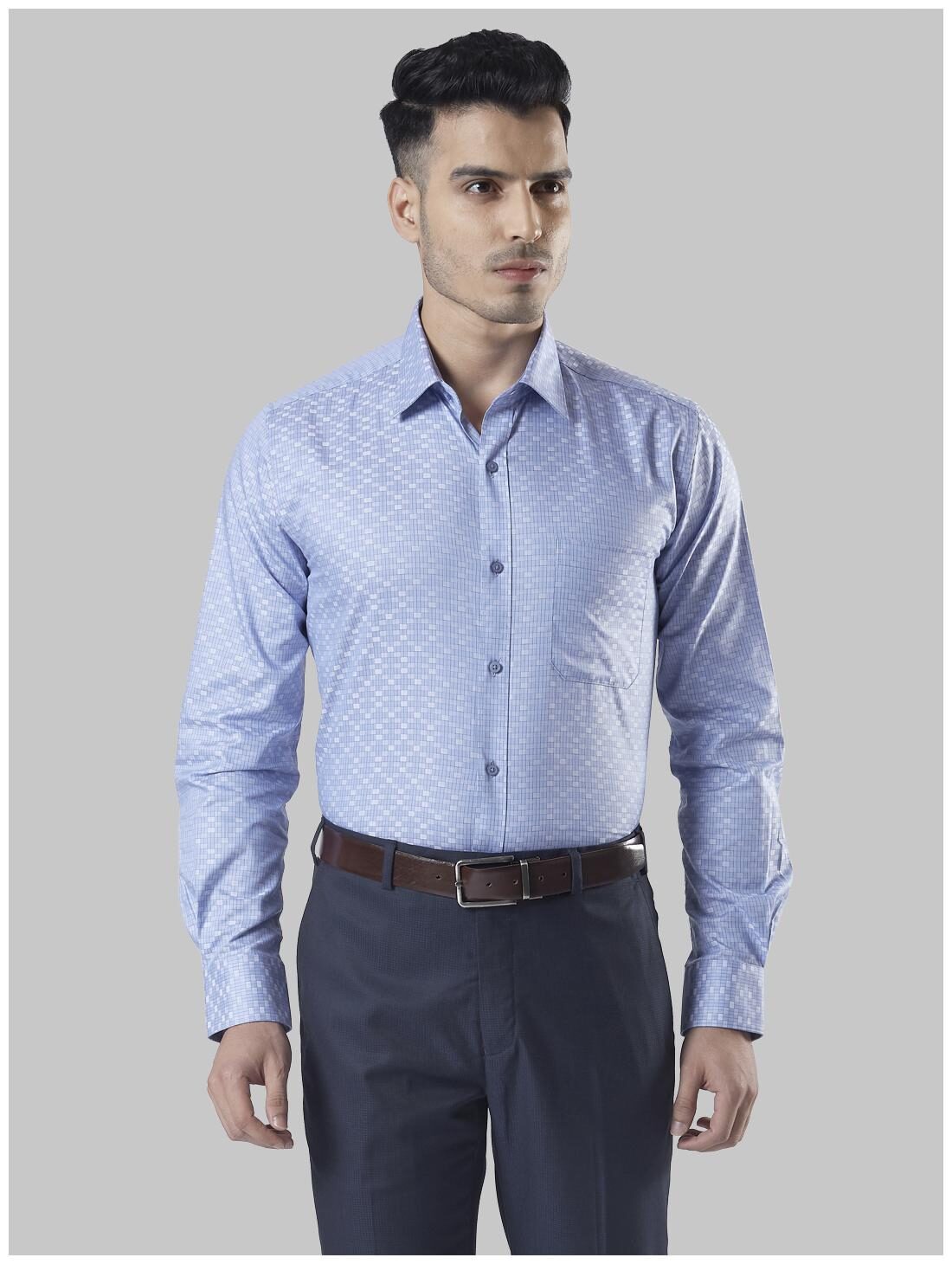 

Raymond Men Regular fit Formal Shirt - Blue