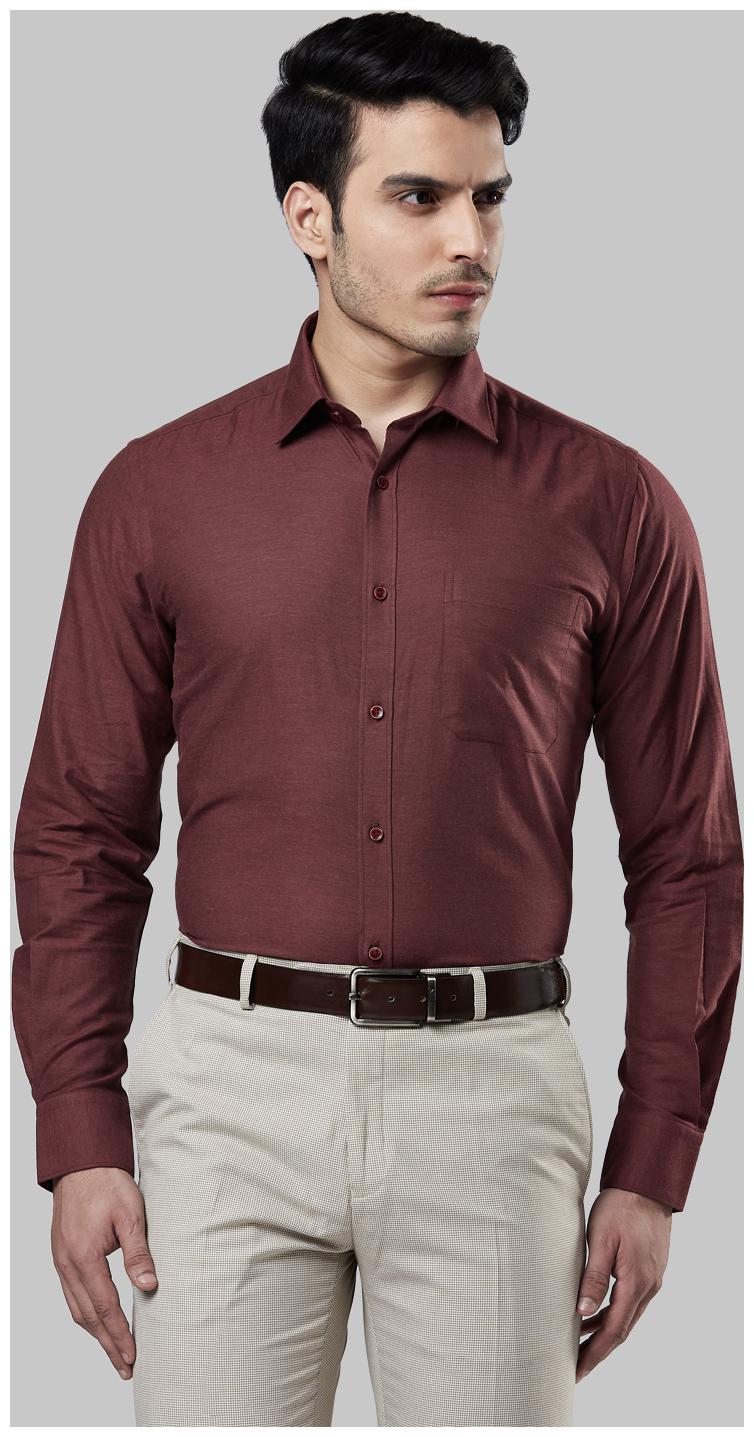 

Raymond Men Regular fit Formal Shirt - Maroon