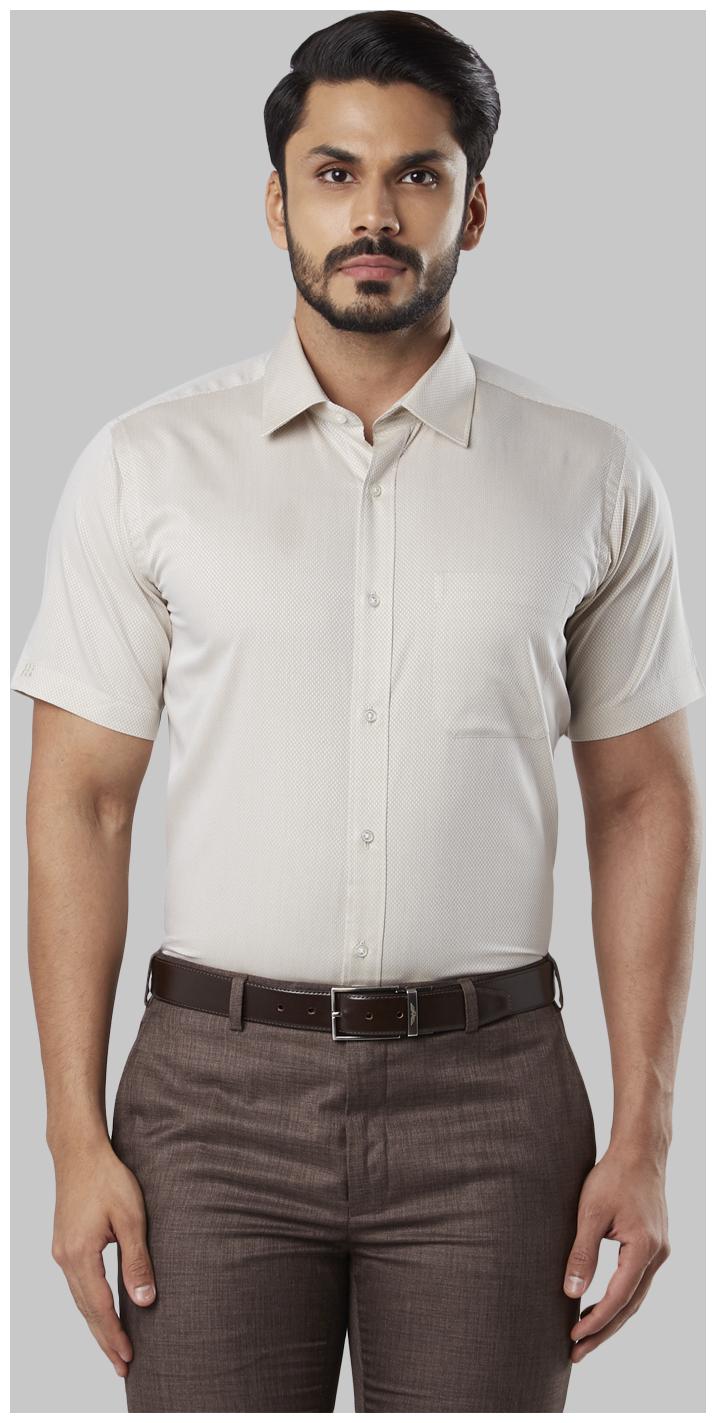 

Raymond Men Regular fit Formal Shirt - Beige