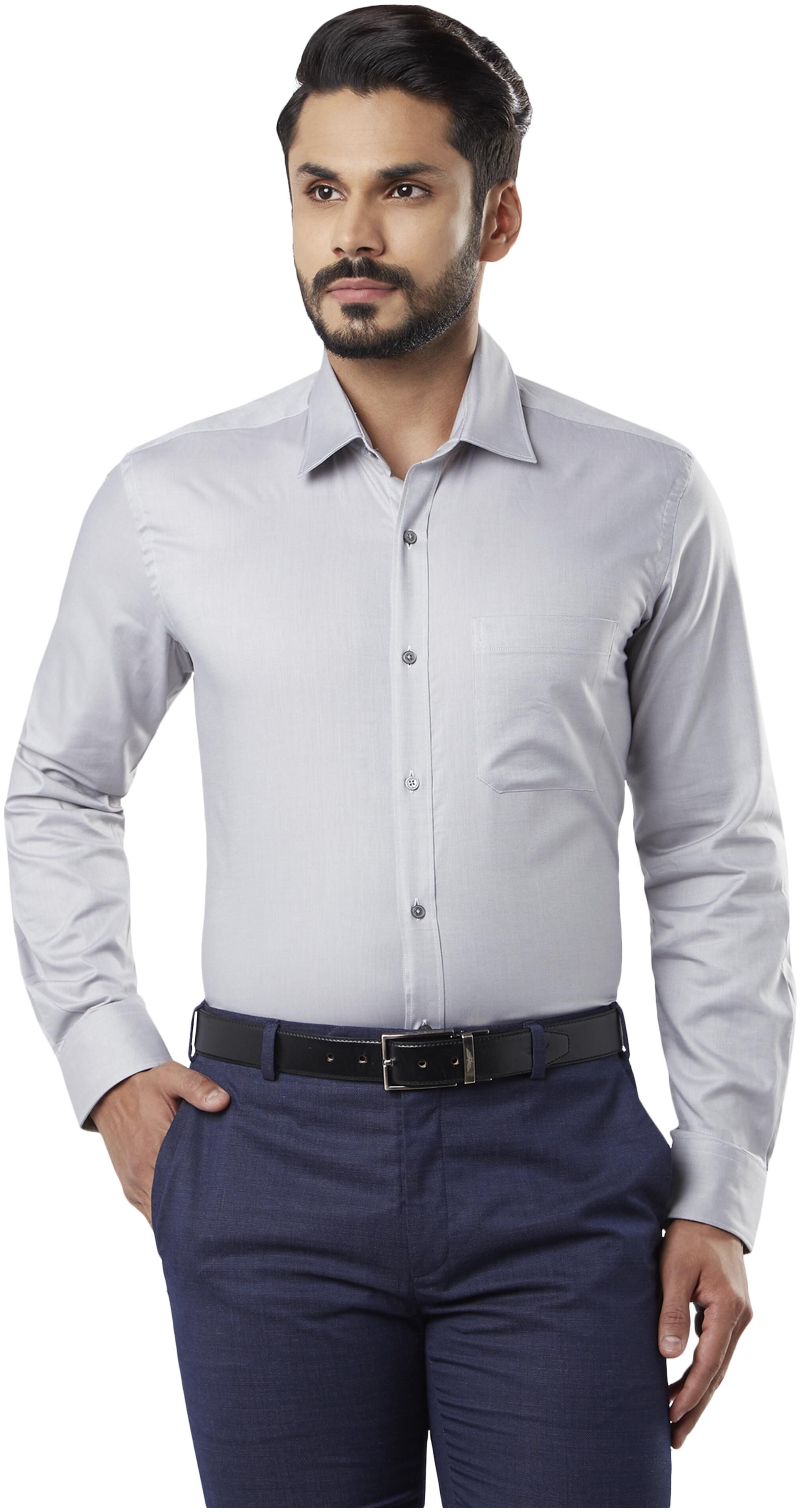

Raymond Men Regular fit Formal Shirt - Grey