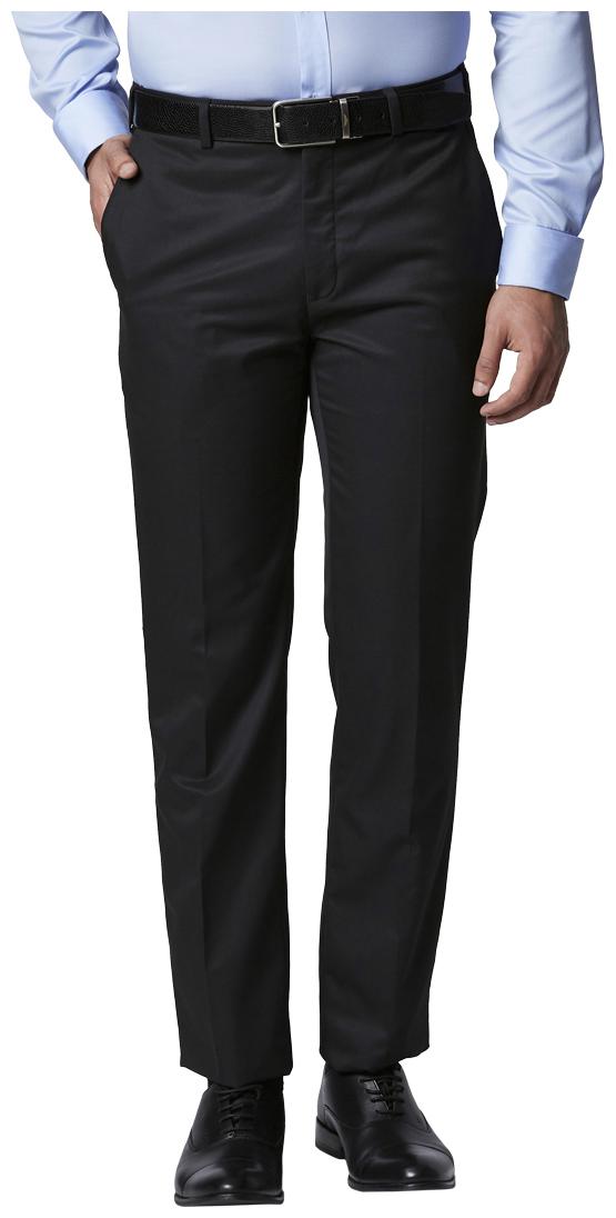 

Raymond Men Solid Regular Fit Formal Trouser - Black
